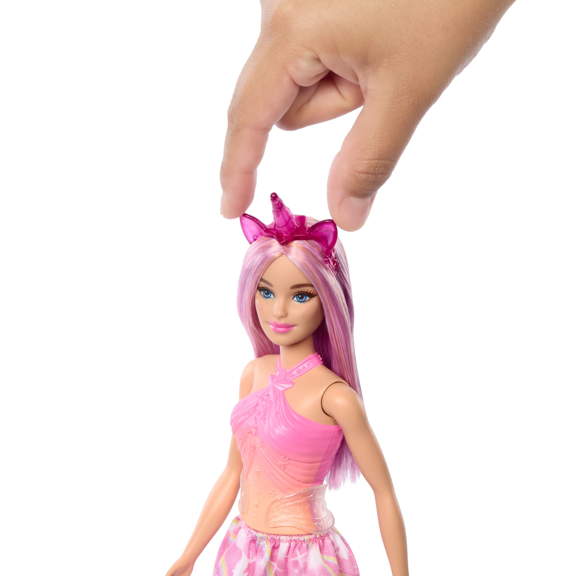 Barbie-Poupées Sirènes Avec Cheveux et Nageoire Colorés et Serre-Tête - Image 2