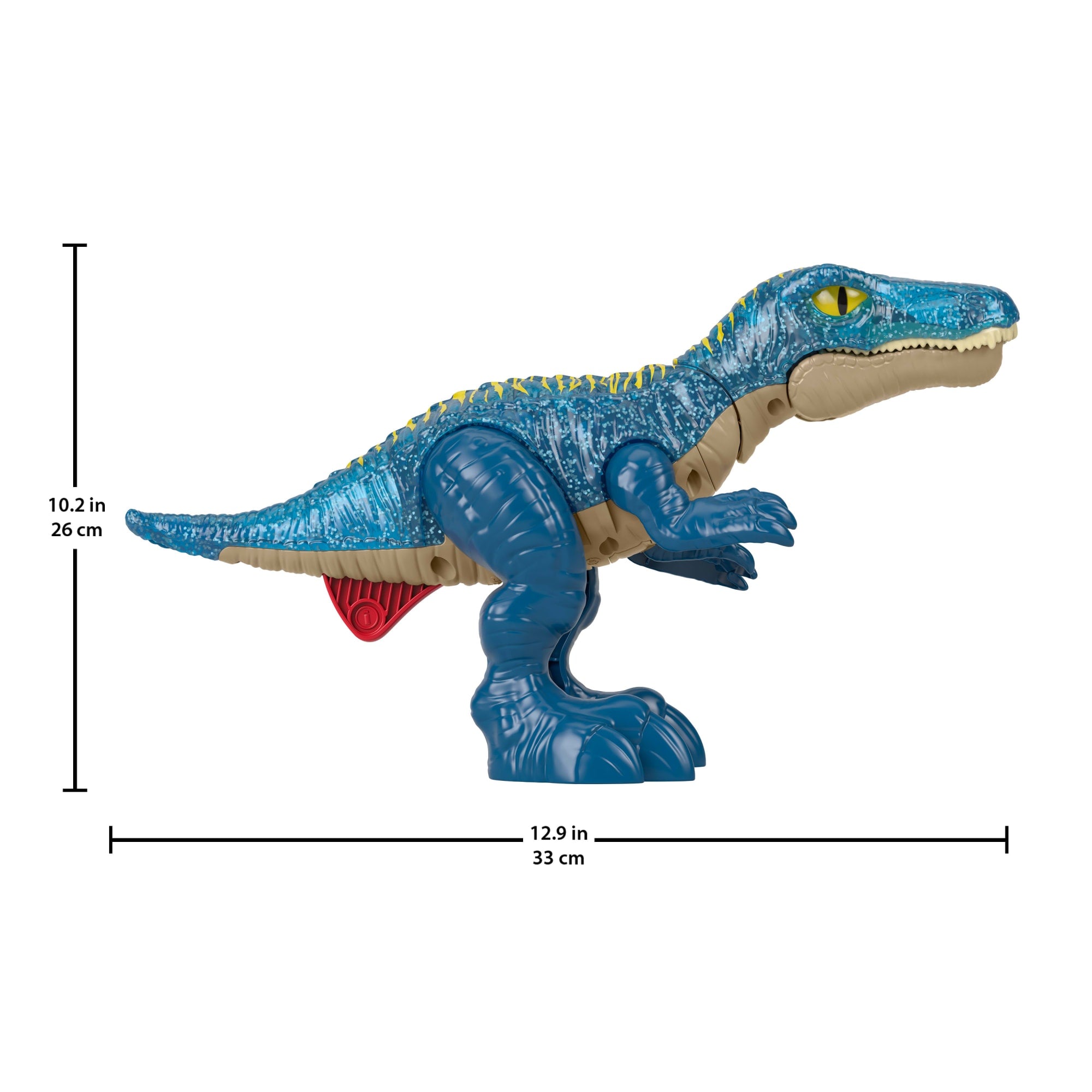 Imaginext Jurassic World Growl & Glow Baryonyx Dinosaur Toy With Lights Sounds & Chomping Action - Image 5