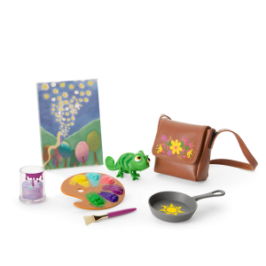 American Girl® Disney Princess Rapunzel Painting Accessories & Pascal for 18-inch Dolls