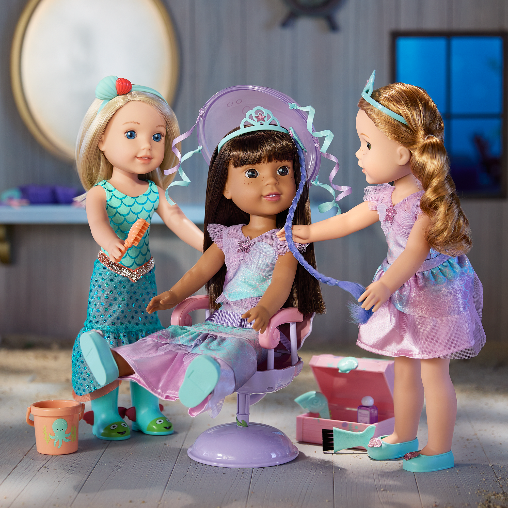Seashell Salon Set for WellieWishers™ Dolls - Image 7