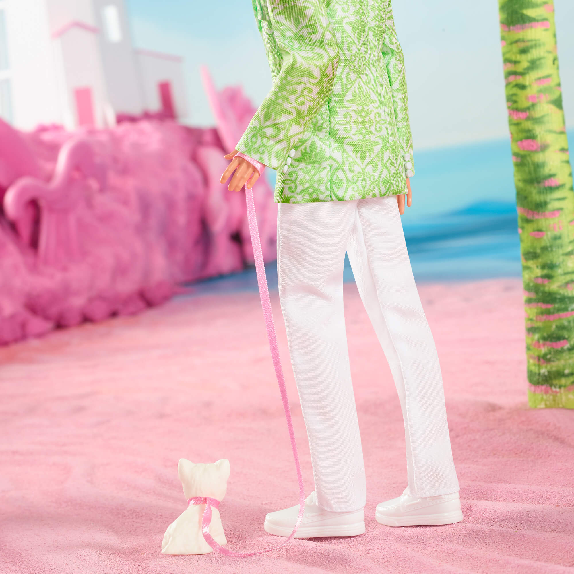 Sugar's Daddy Ken Doll in Pastel Suit With Dog – Barbie The Movie - Image 6