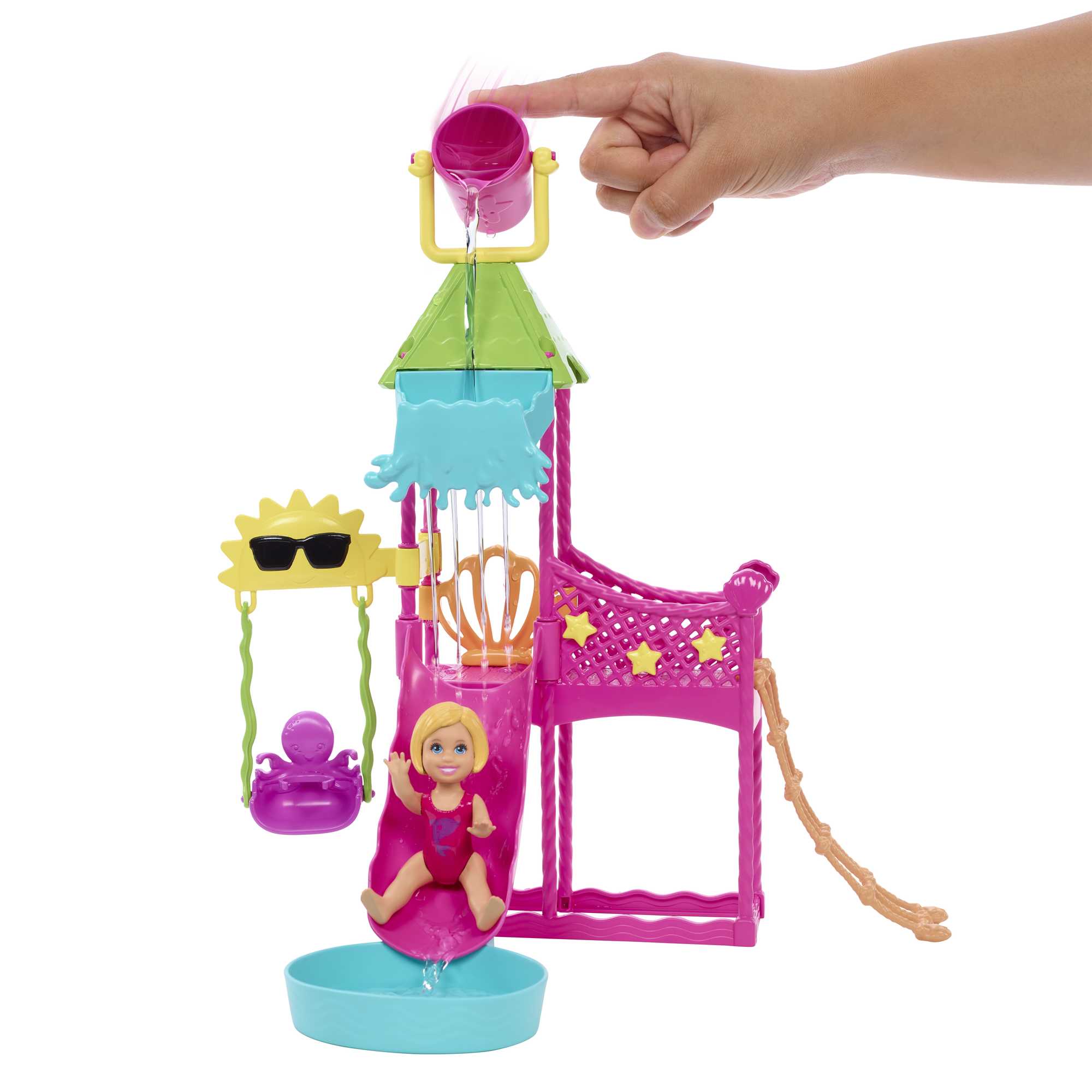 Barbie®-Skipper Premiers Jobs Coffret Parc Aquatique. Avec Toboggan - Image 2