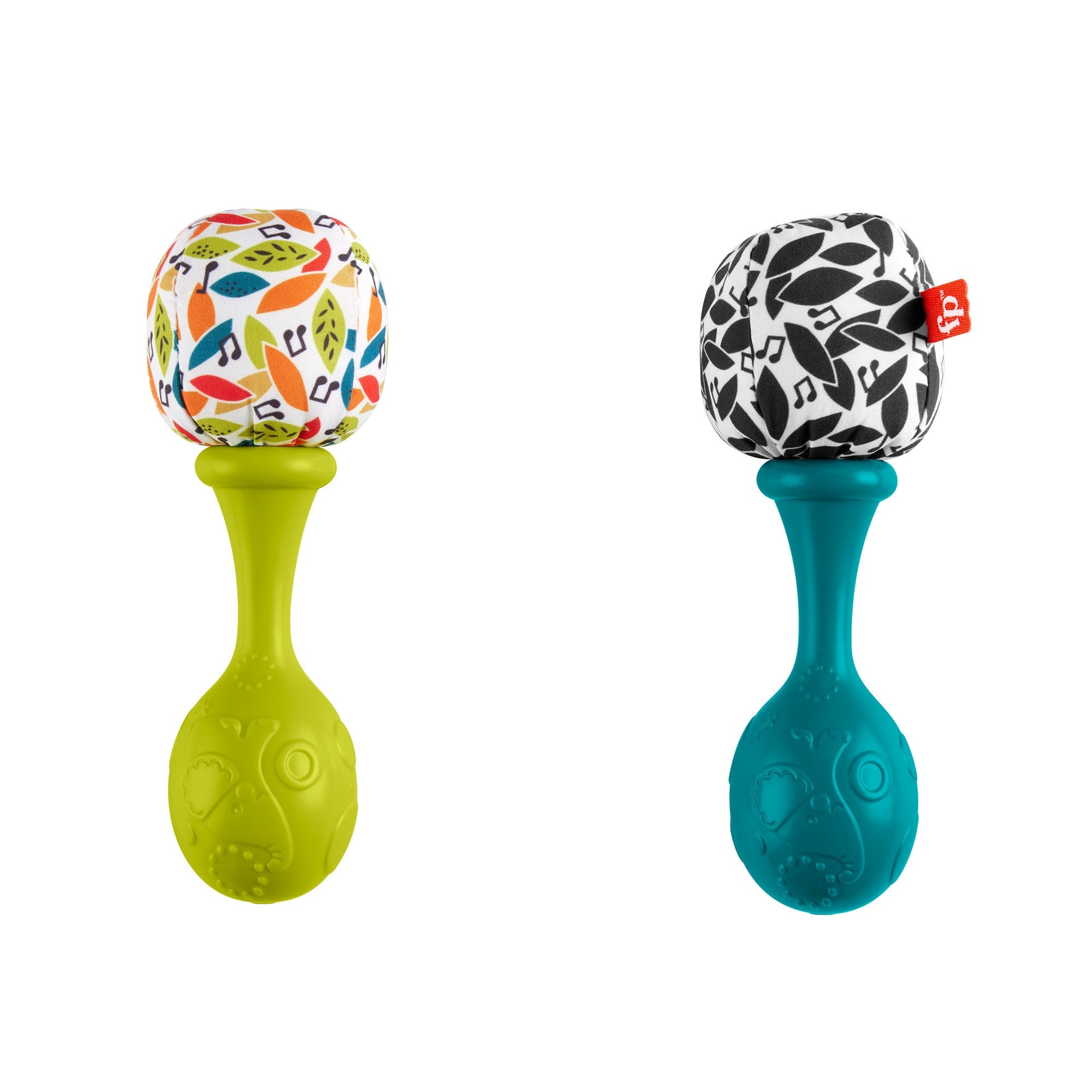 Fisher-Price Rattle 'n Rock Maracas Set Of 2 Baby Rattles. Newborn Toys. Neutral Colors - Image 5