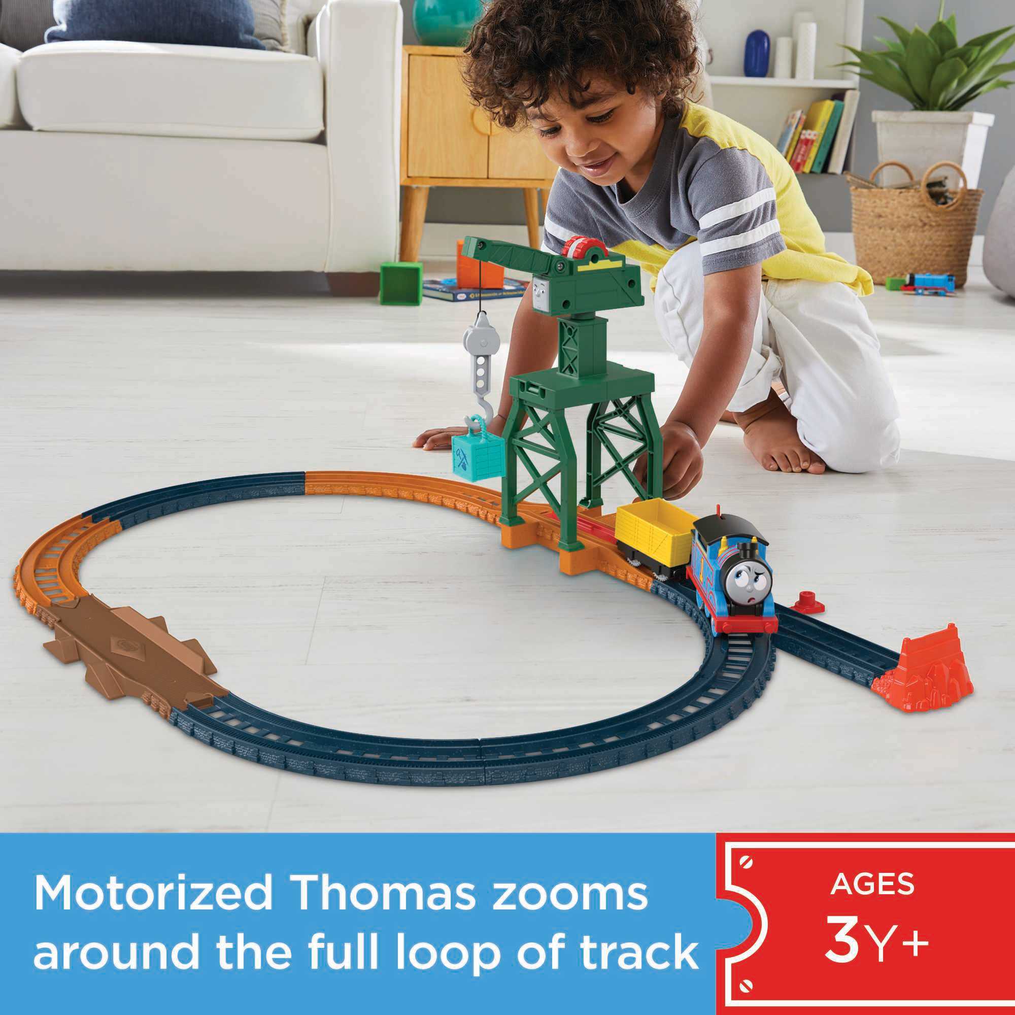 Fisher-Price Thomas & Friends Cranky The Crane Cargo Drop - Image 2