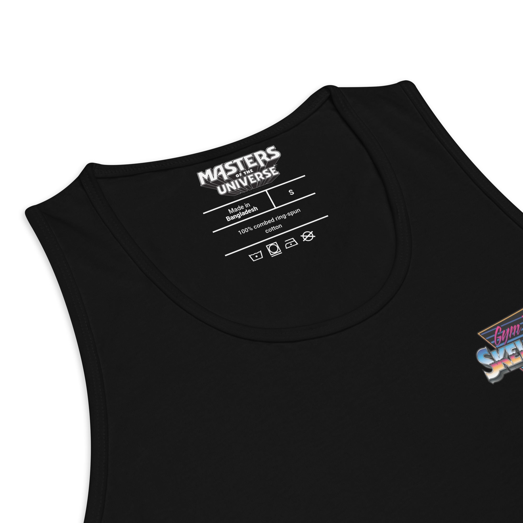 Masters of the Universe Gym Bro Skeletor Strong Black Tank Top - Image 4