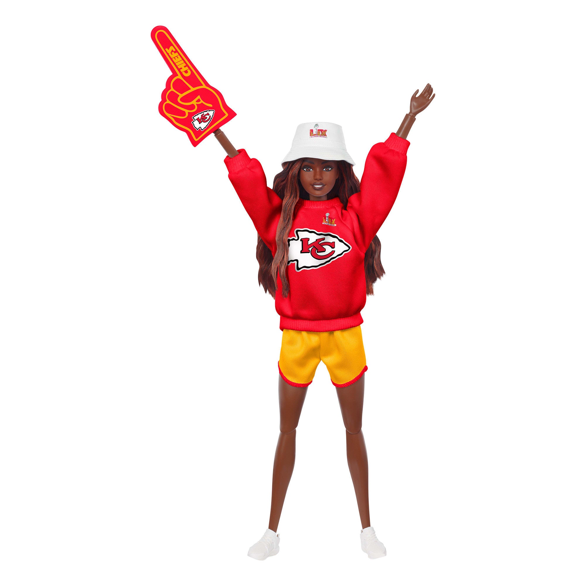 Barbie x Super Bowl Chiefs Doll 1 - Image 2
