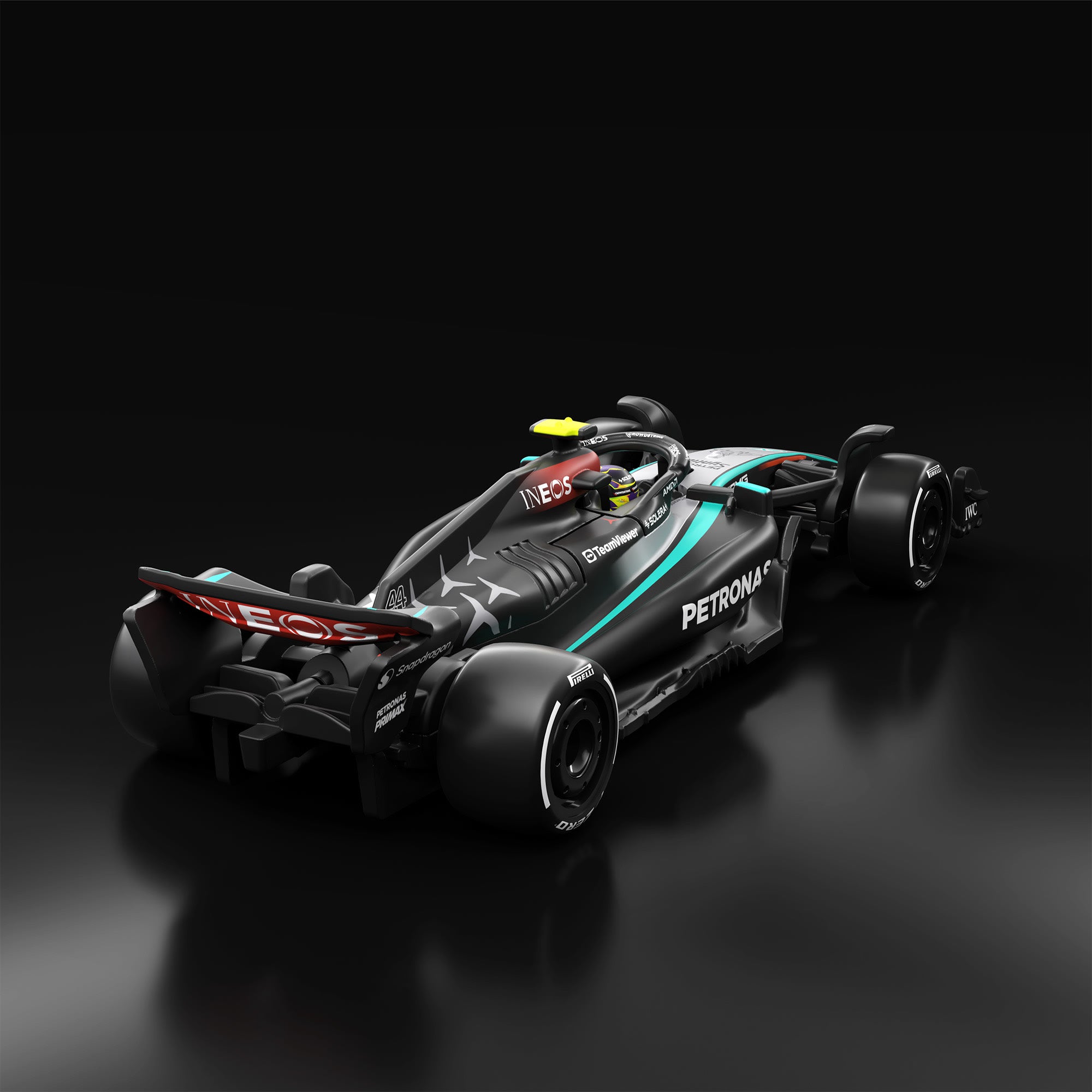 Hot Wheels F1 Series: 2024 Mercedes-AMG PETRONAS Formula One Team W15 Car #44 - Image 3