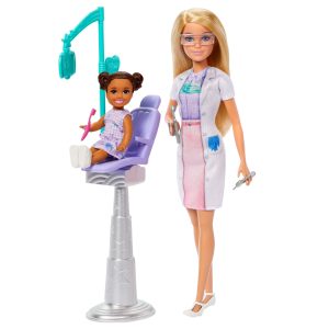 Barbie  Poupées  Poupée Mode dentiste. Poupée enfant. Accessoires