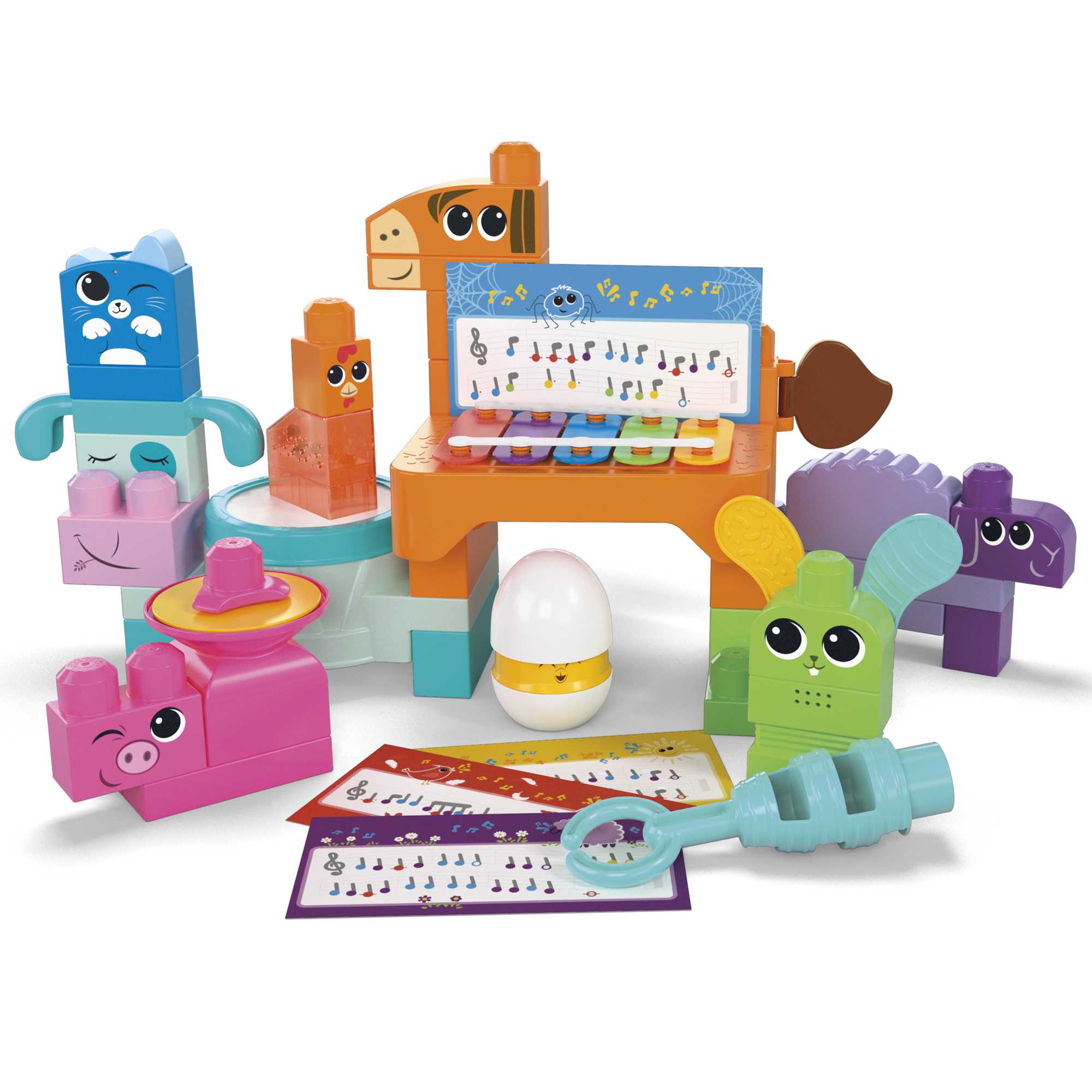 Mega Bloks Fisher-Price Les Musiciens de La Ferme. 45 Pièces - Image 2