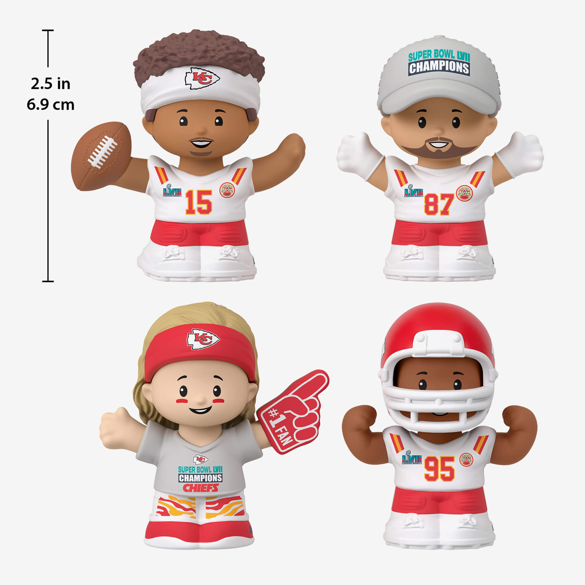 Little People Collector Super Bowl LVII Champions Set Kansas City Chiefs - Image 5