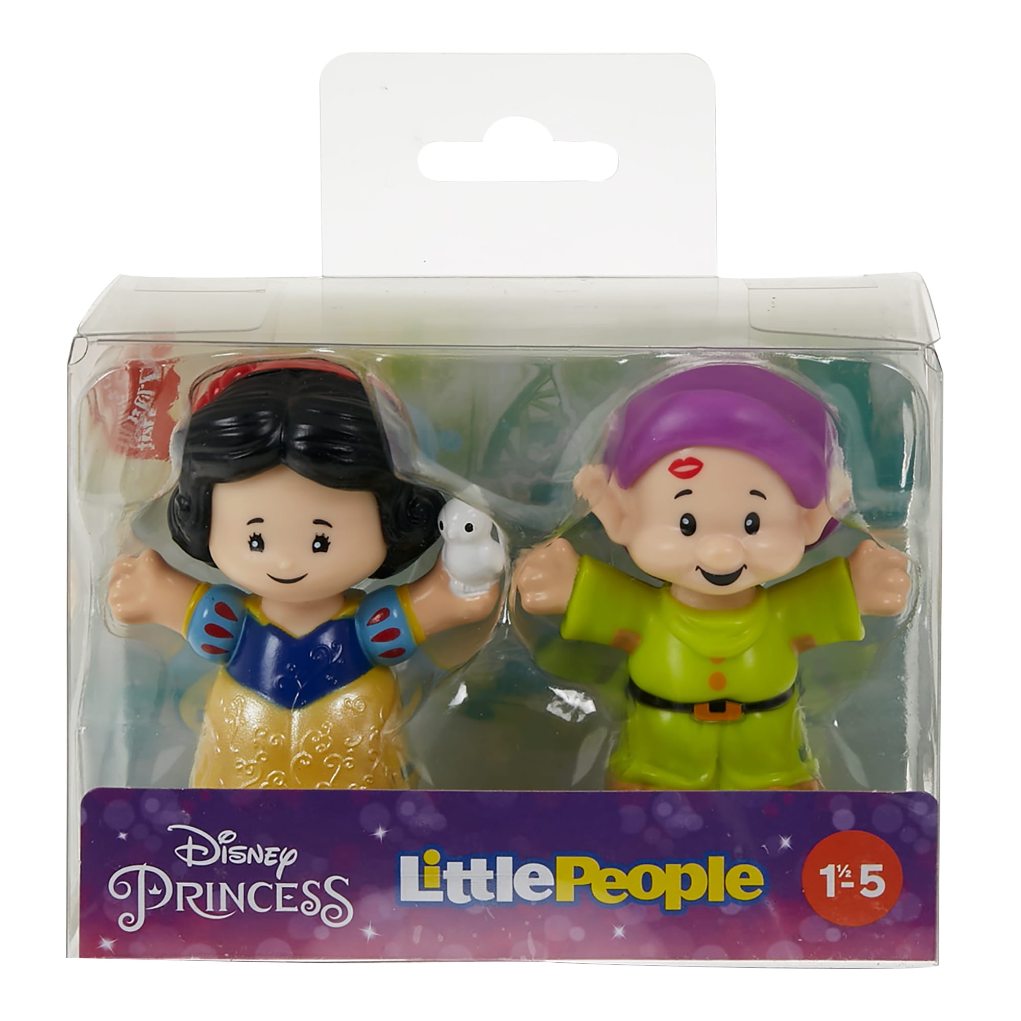 Little People Disney Princesa Juguete para Bebés Figuras de Blanca Nieves y Tontín - Image 5