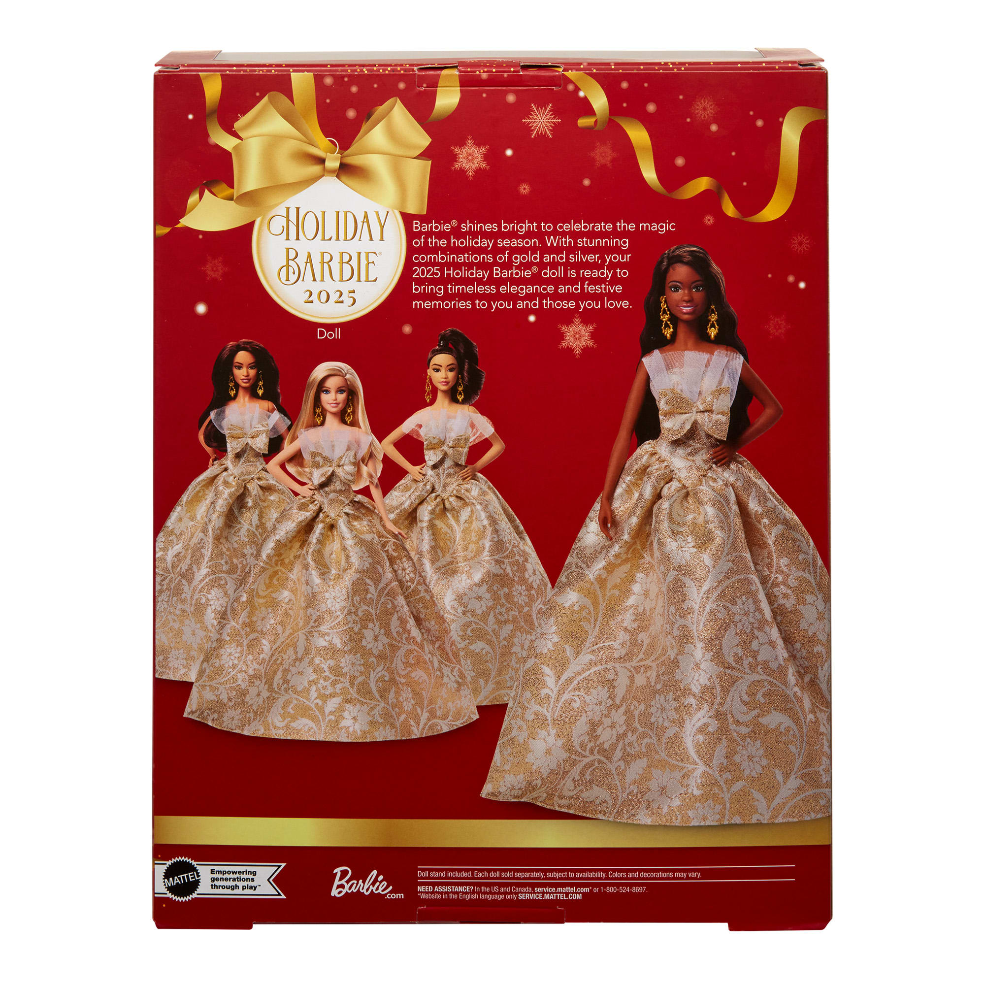 2025 Holiday Barbie Doll 4 - Image 9