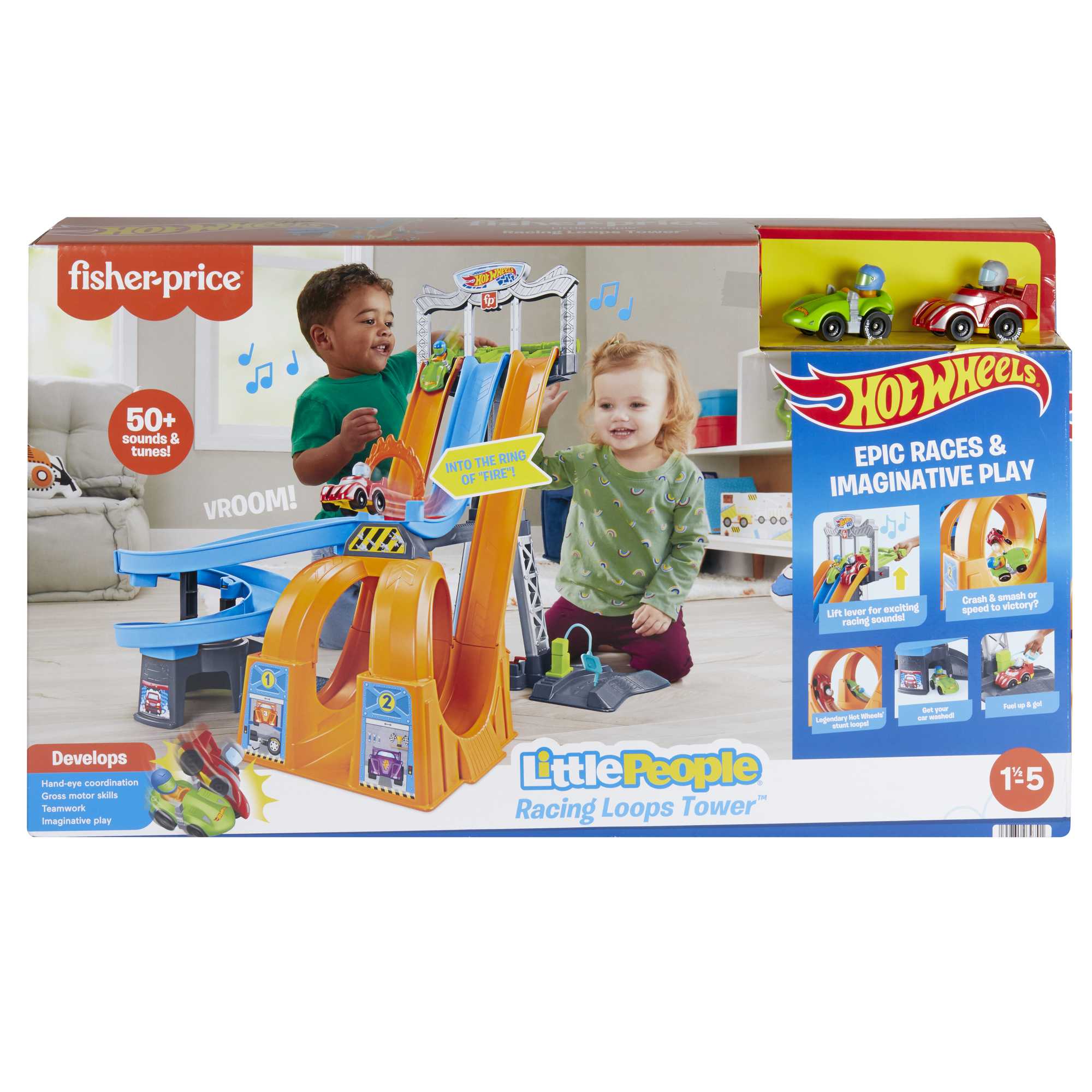 Hot Wheels Racing Loops Tower By Little People - Image 6