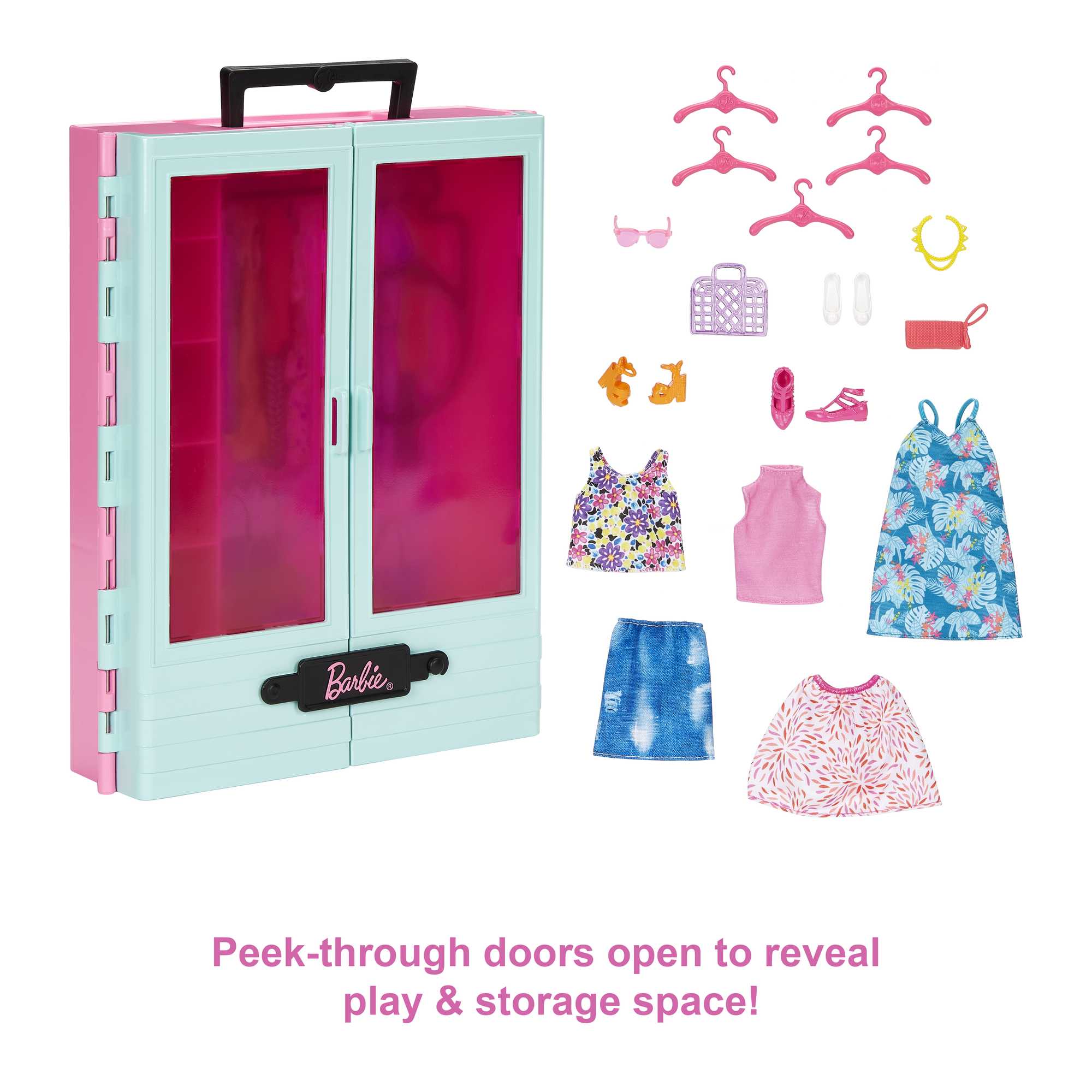 Barbie Closet Playset With 3 Outfits & Accessories. 3 To 8 Years - Image 3