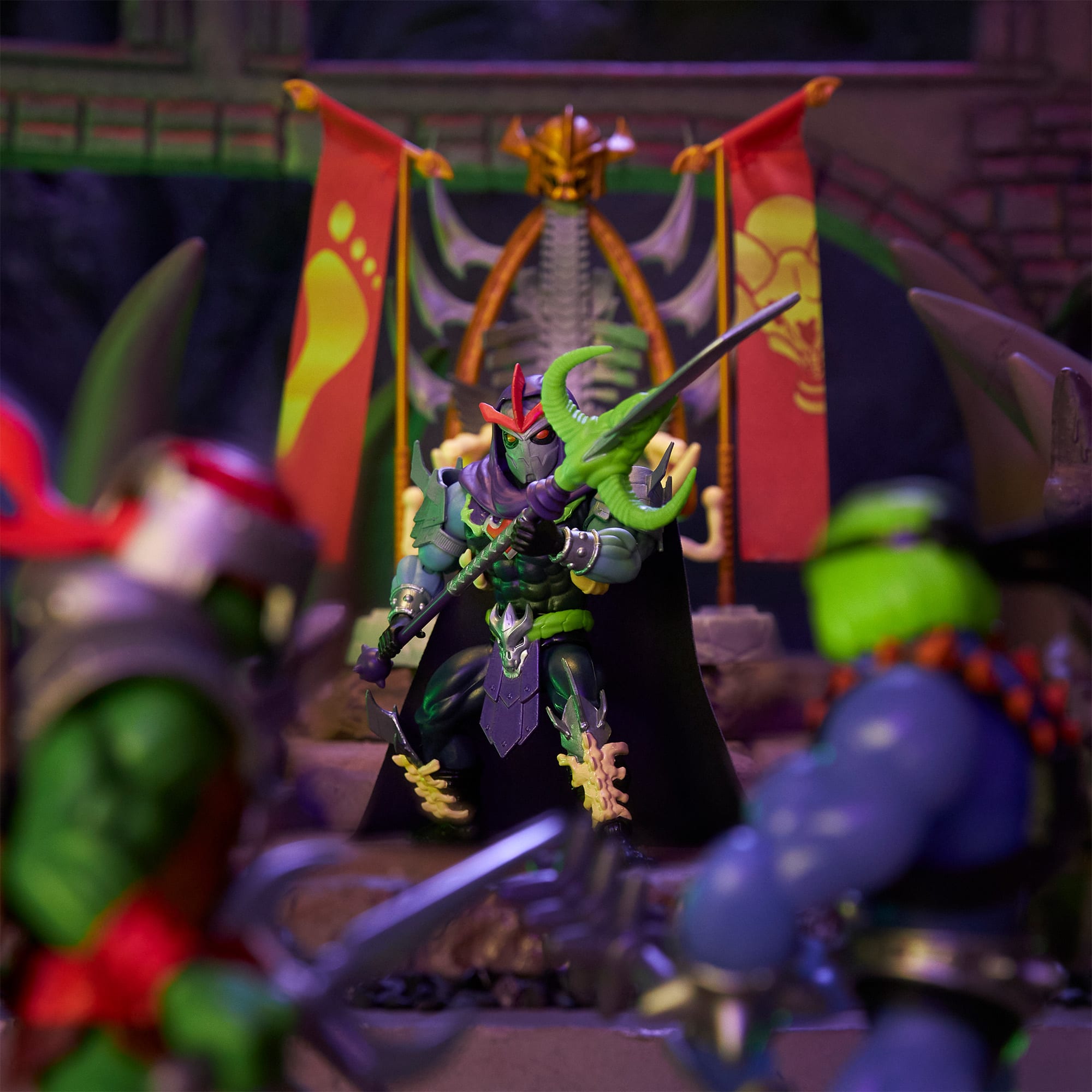 Turtles of Grayskull Skele-Shredder Action Figure - Image 4