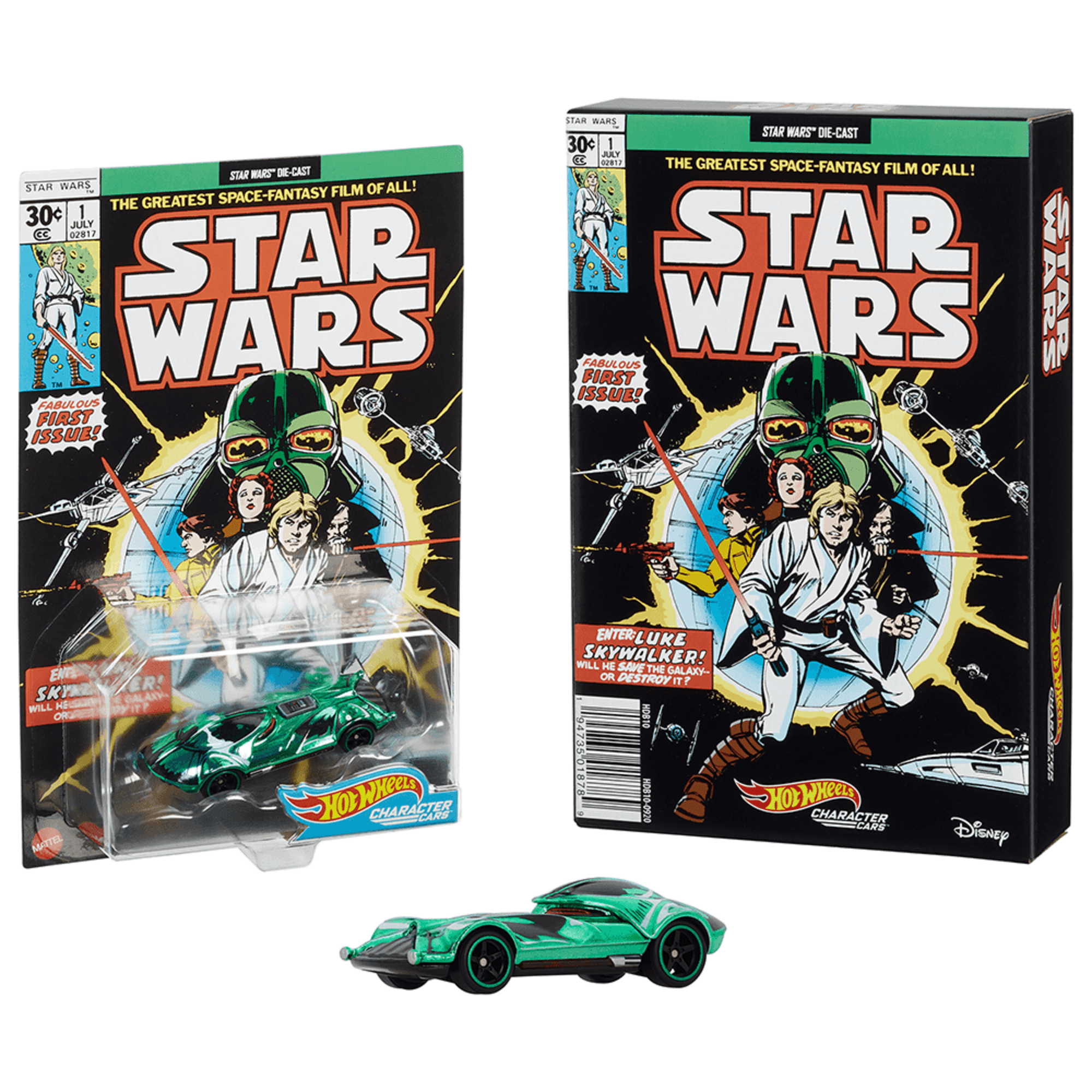 HOT WHEELS STAR WARS Green DARTH VADER - Image 2