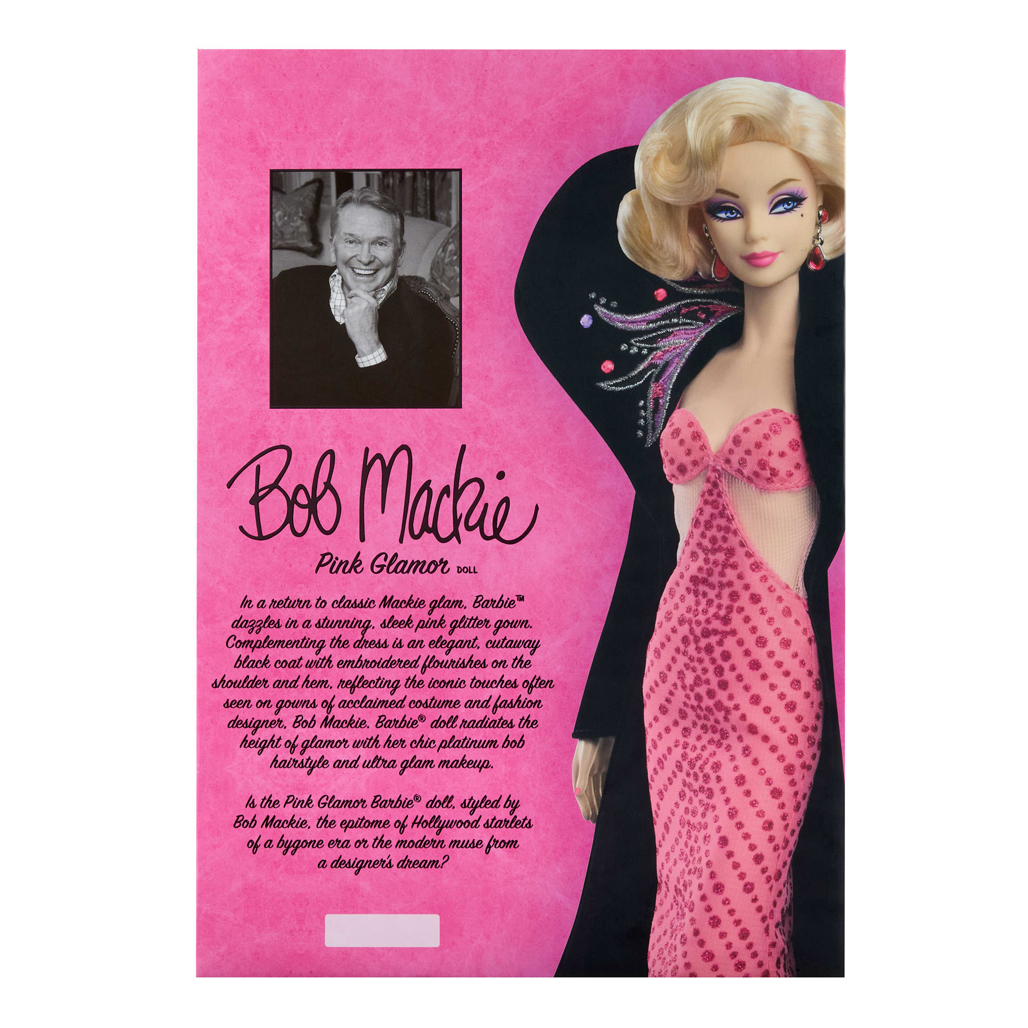 Barbie Bob Mackie Pink Glamor Doll - Image 12