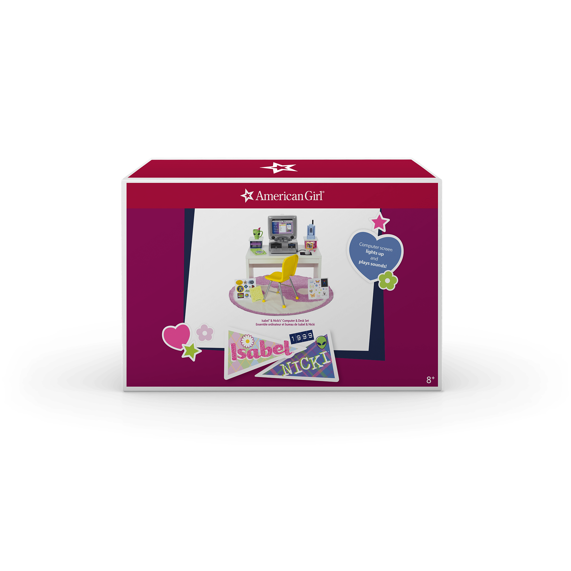 Isabel™ & Nicki's™ Computer & Desk Set for 18-inch Dolls (Historical Characters) - Image 6