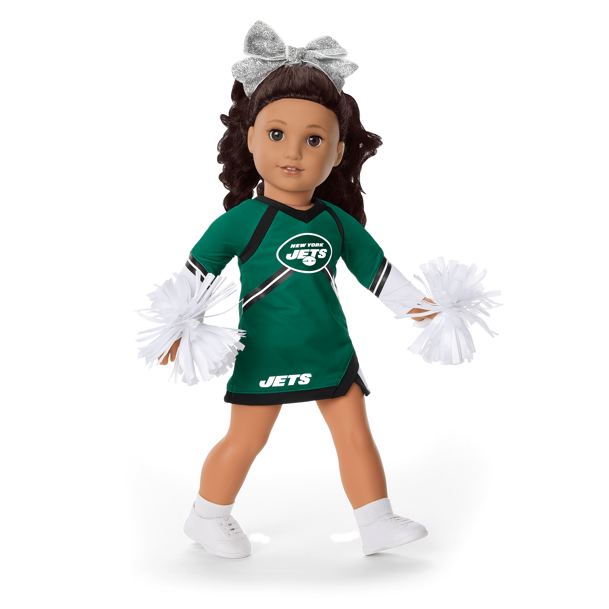American Girl® x NFL New York Jets Cheer Uniform for 18-inch Dolls - Image 2