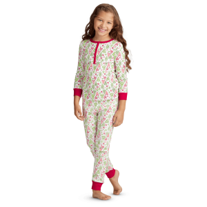 Hearts & Pines Holiday PJs for Girls