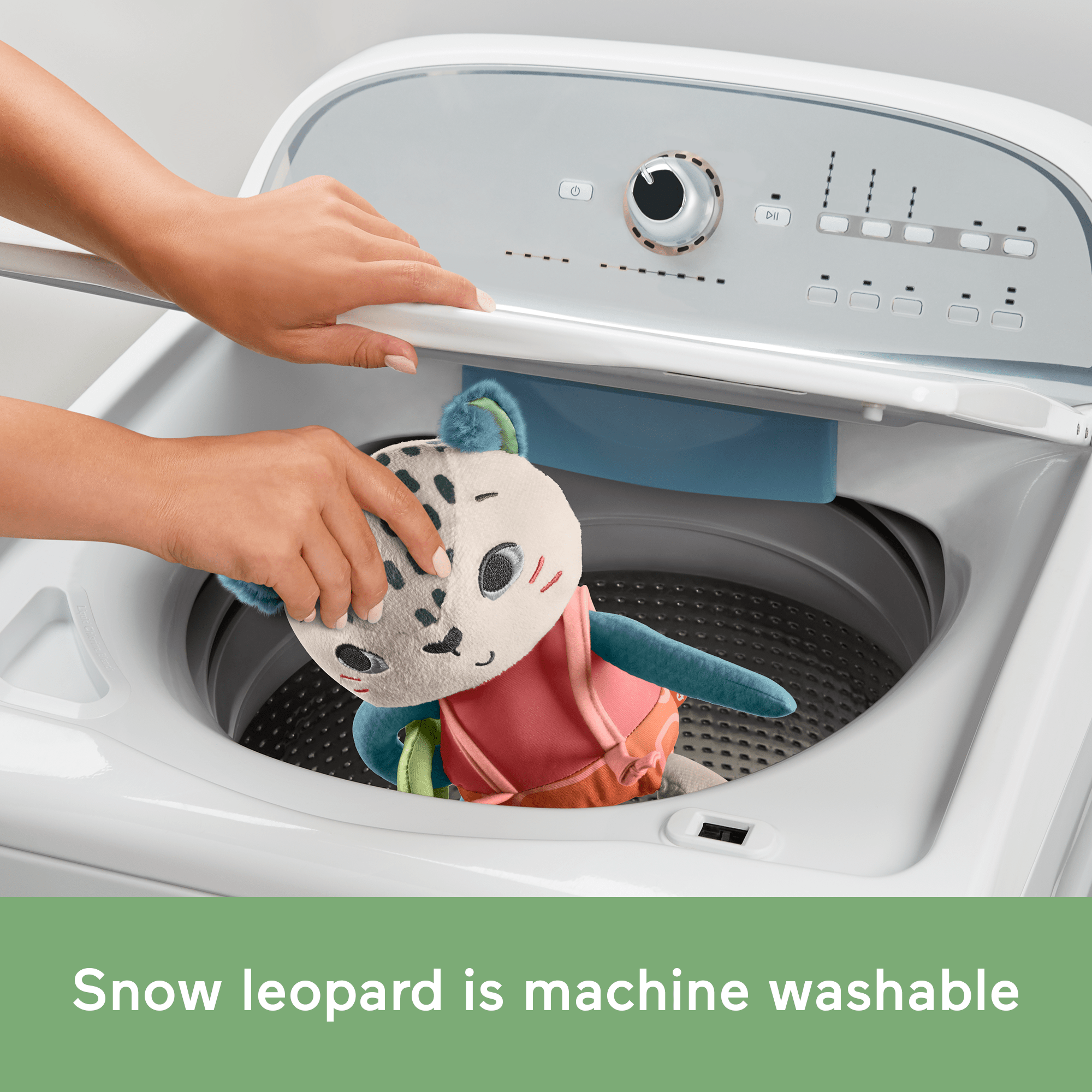 Fisher-Price Planet Friends Spotting Fun Snow Leopard Baby Sensory Toy - Image 5