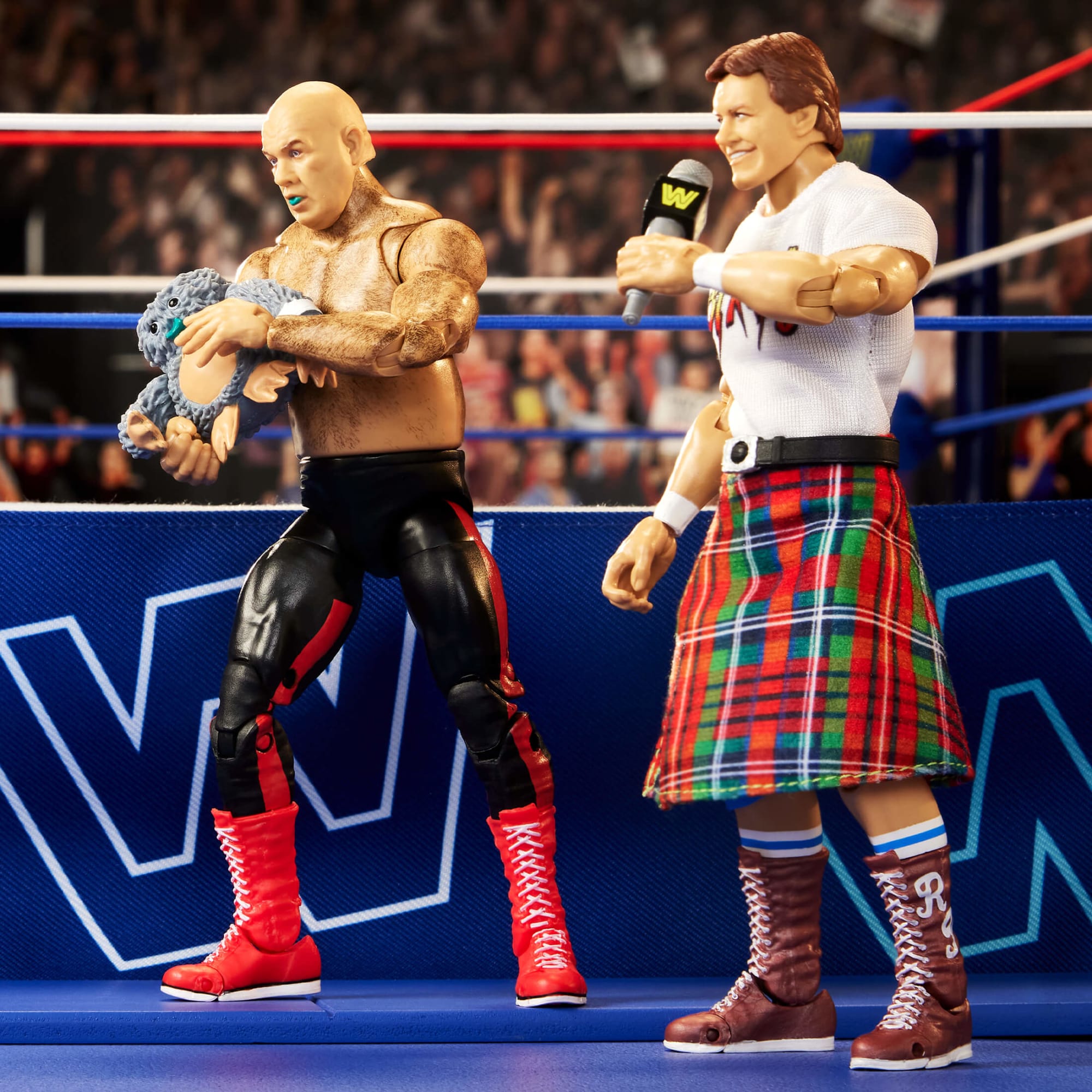 WWE Ultimate Edition Coliseum Collection Rowdy Roddy Piper & George The Animal Steele 2-Pack - Image 2