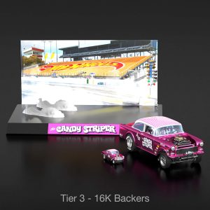 Hot Wheels RLC Exclusive 1:18 Scale '55 Chevy Bel Air Gasser Candy Striper - Crowdfund