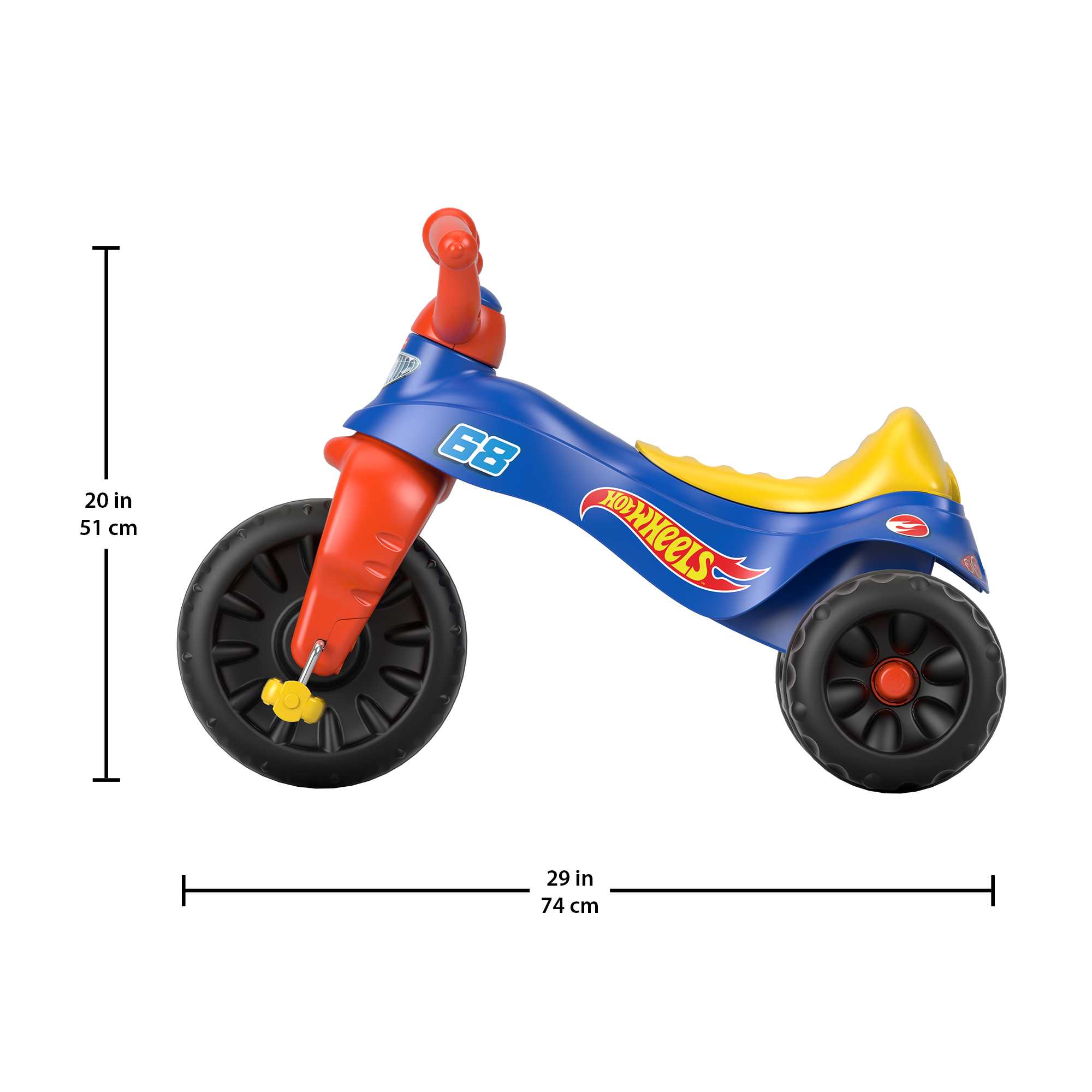 Fisher-Price Hot Wheels Tough Trike Toddler Tricycle With Handlebar Grips - Image 5