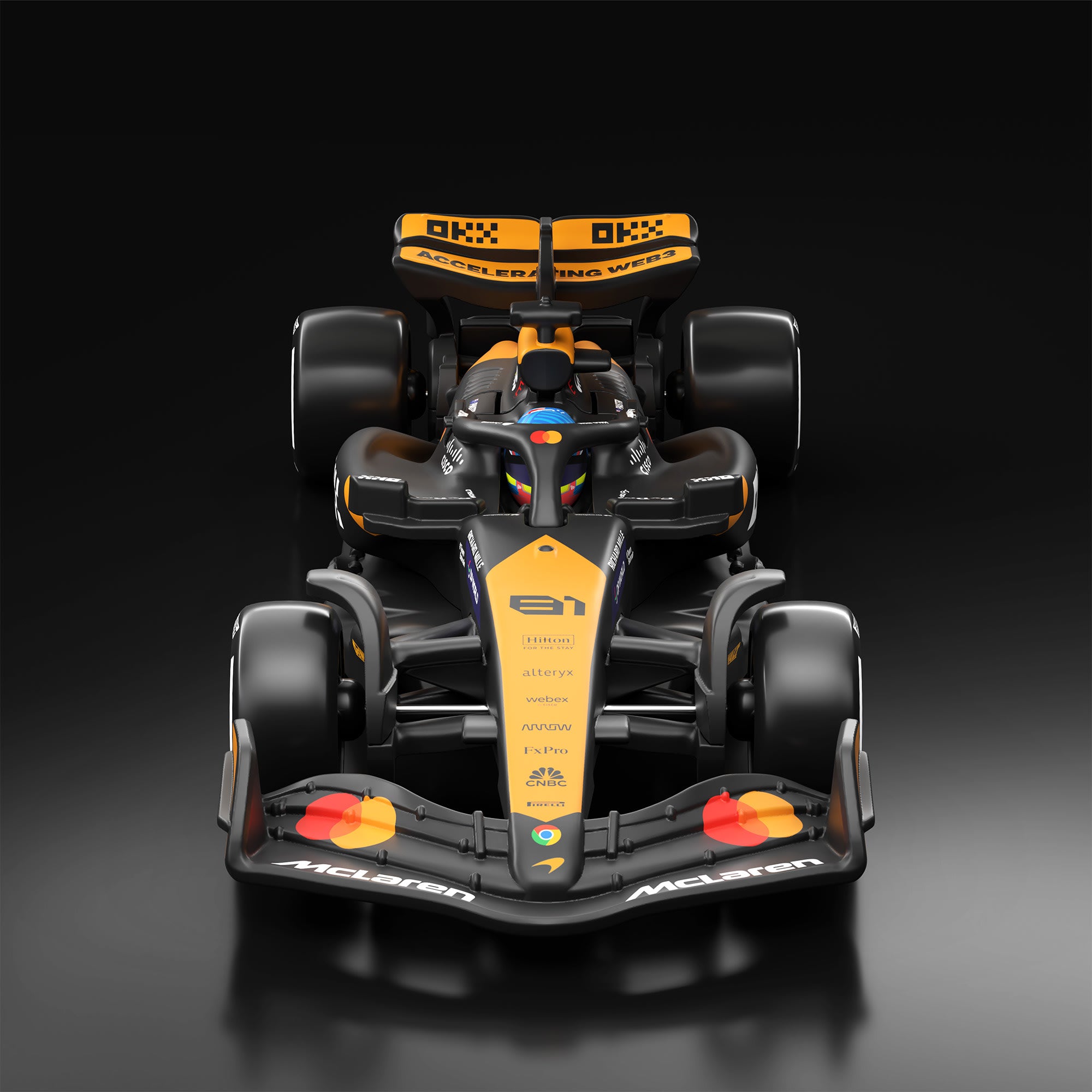 Hot Wheels F1 Series: 2024 McLaren Formula 1 Team MCL38 Car #81 - Image 2