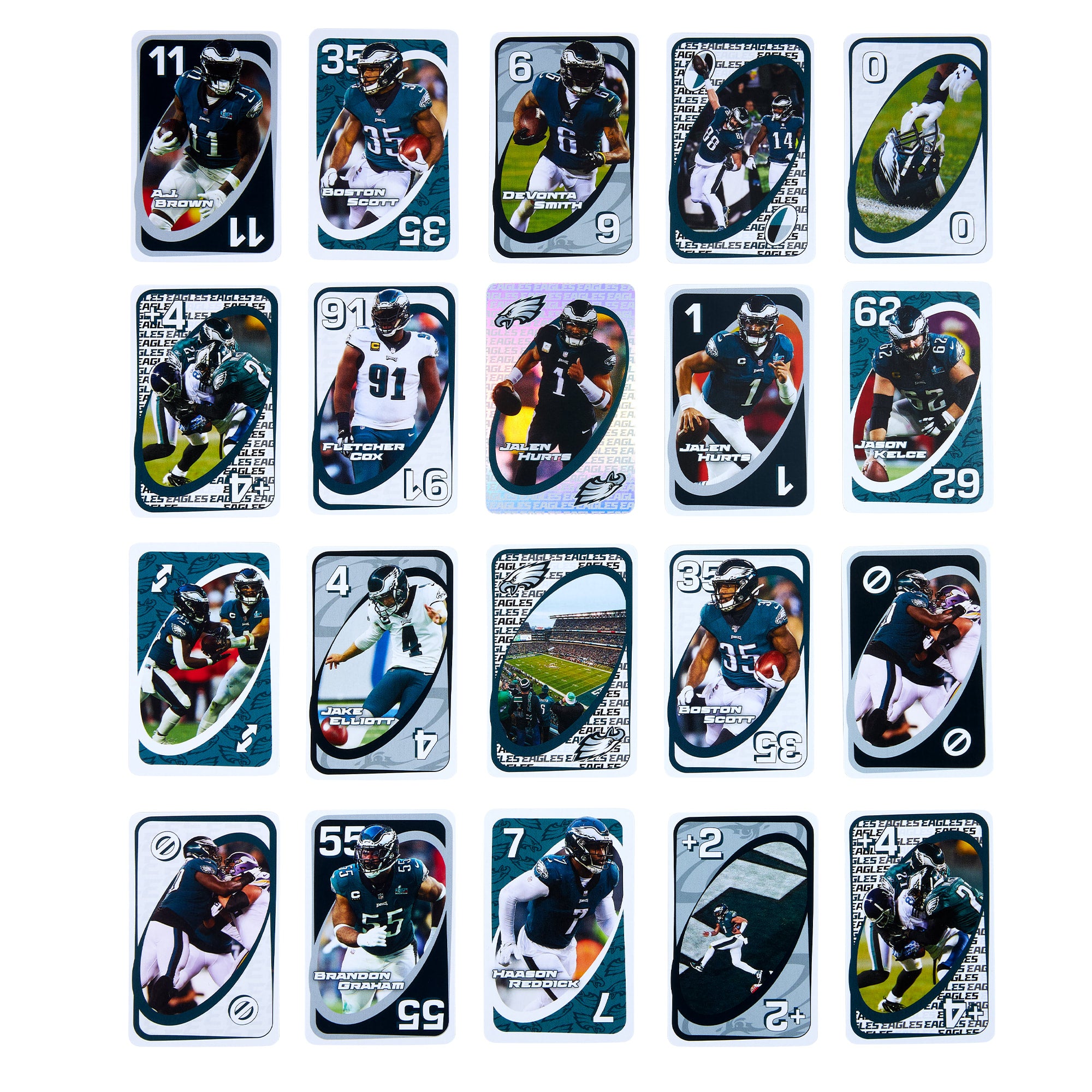 UNO Fandom NFL Philadelphia Eagles Game Deck - Image 4