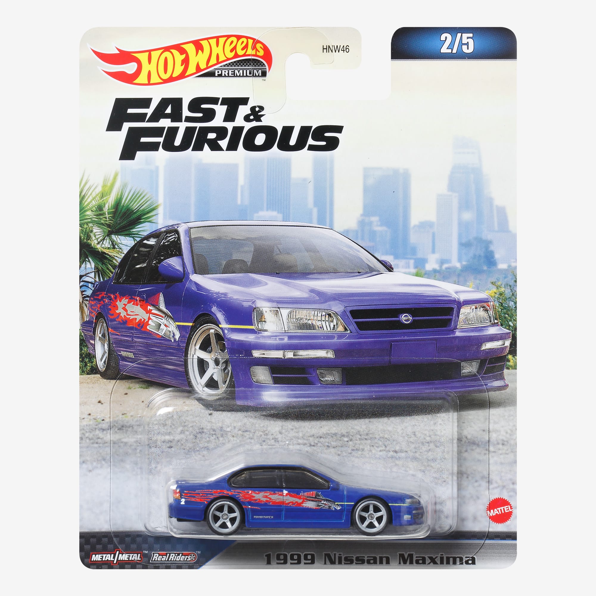 Hot Wheels Fast & Furious Collector Cars. 1999 Nissan Maxima - Image 5