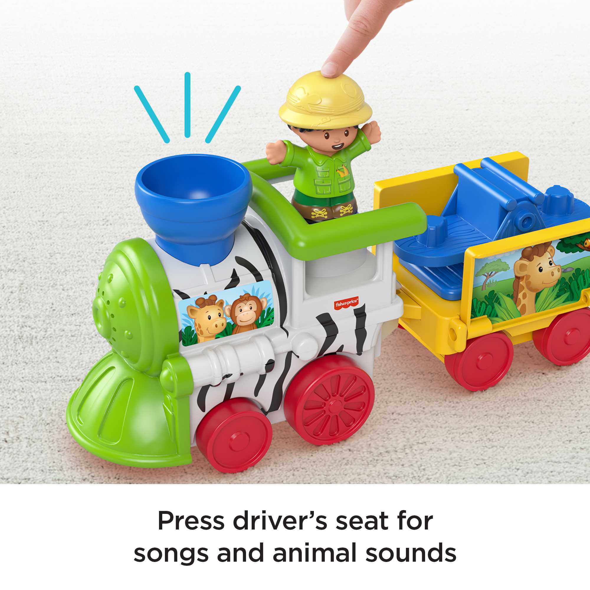 Fisher-Price Little People Musical Zoo Train - Image 3