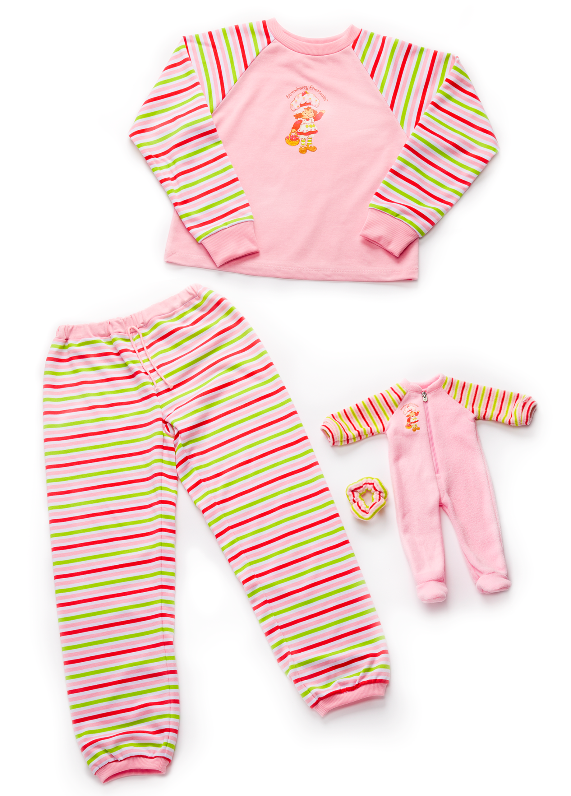 Courtney's™ Strawberry Shortcake™ PJs for Girls & 18-inch Dolls (Historical Characters) - Image 3