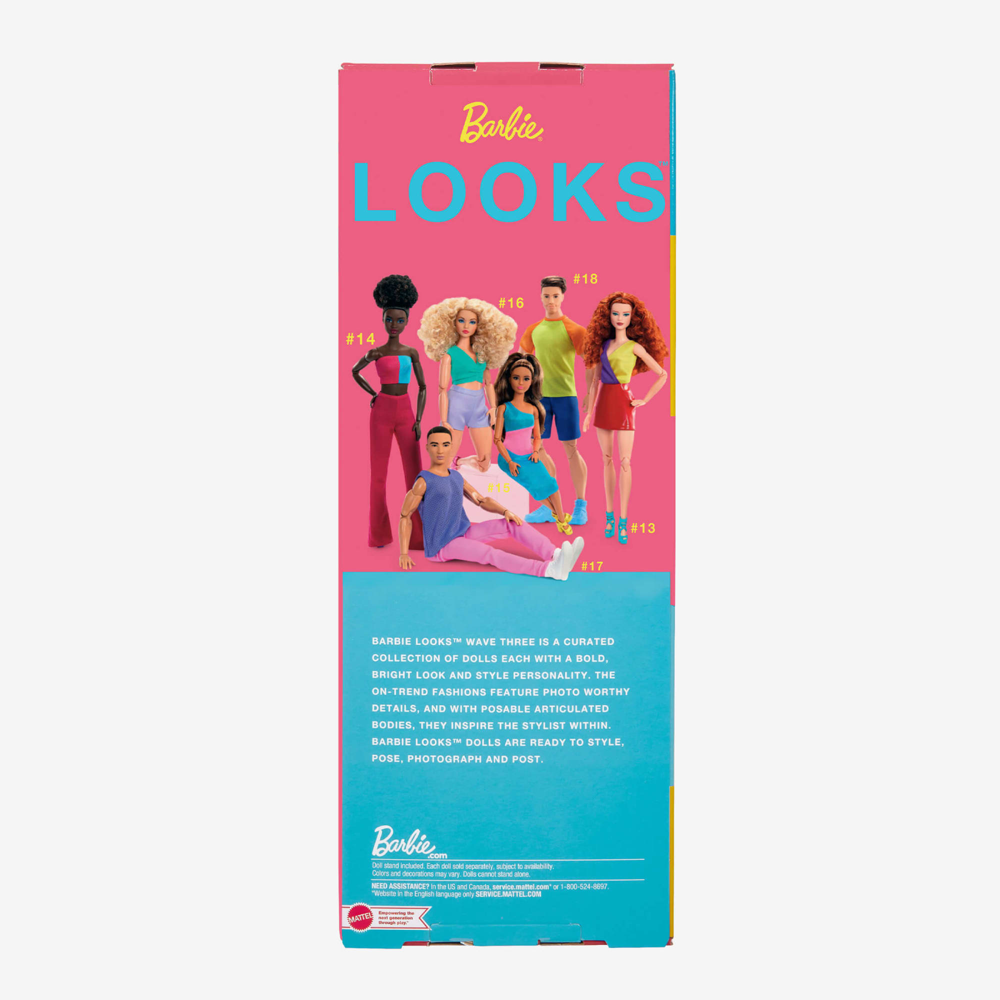 Barbie Looks Doll (Petite. Long Brunette Hair) - Image 8