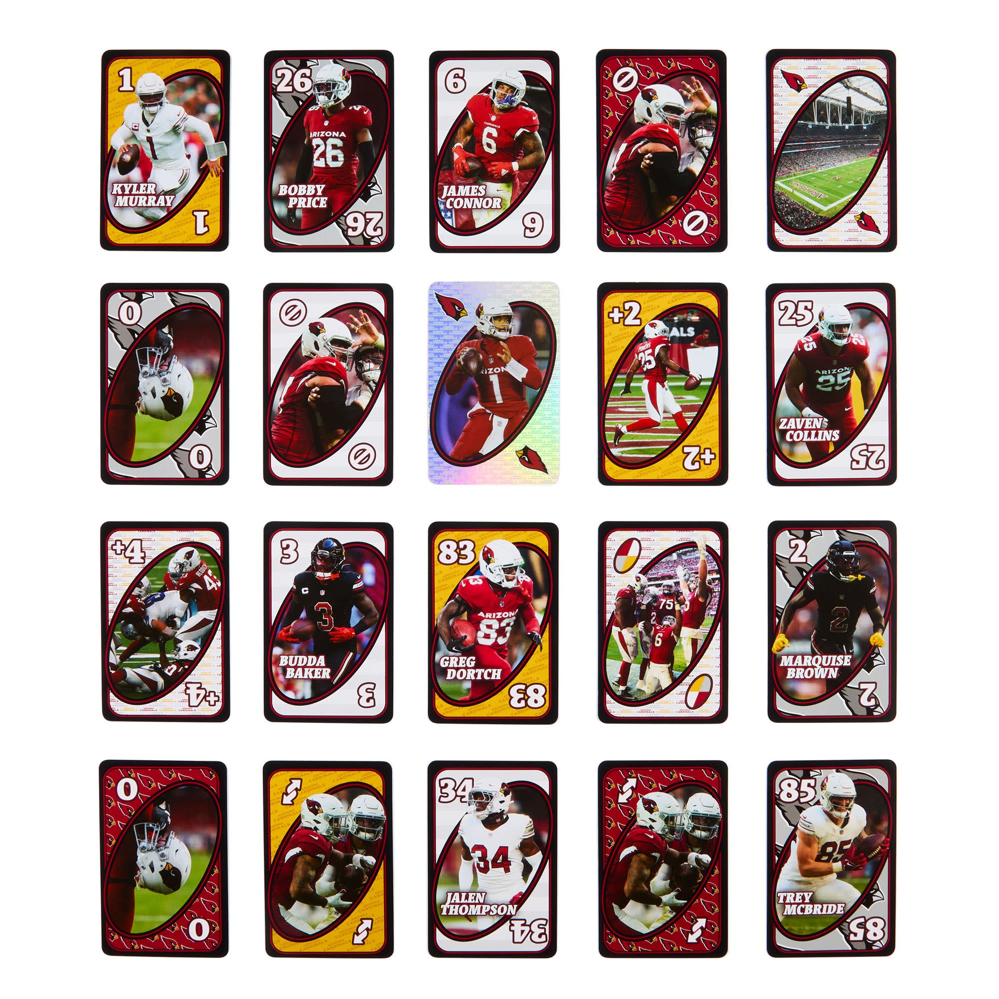 UNO Fandom NFL Arizona Cardinals Game Deck - Image 6