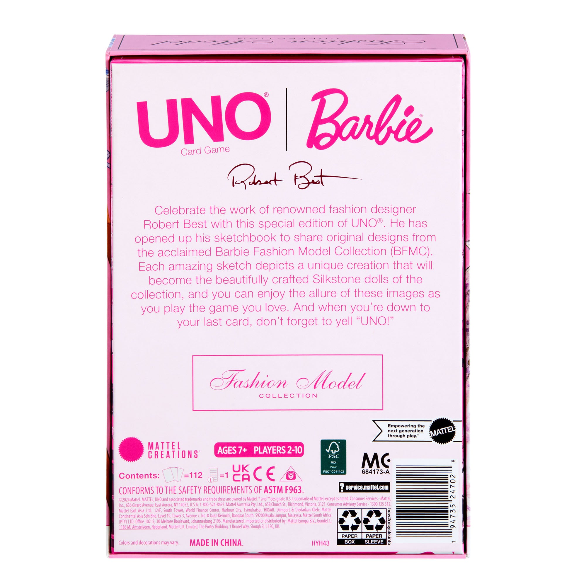 UNO Canvas Barbie Fashion Model Collection Deck - Image 15