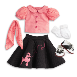 Maryellen's™ Poodle Skirt Outfit for 18-inch Dolls (Historical Characters)