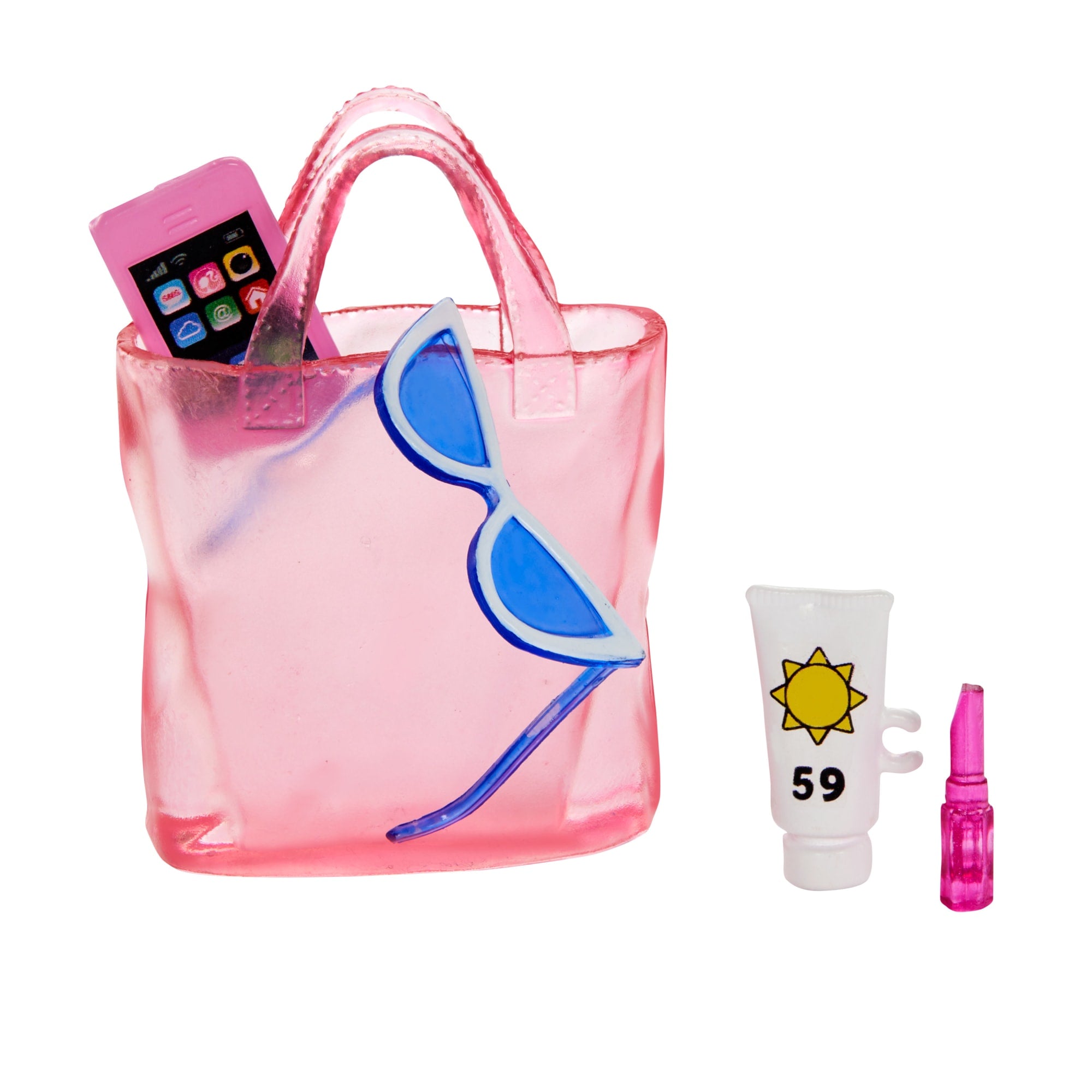 Barbie-Barbie Plage Poupée Blonde en Maillot de Bain et Accessoires - Image 5