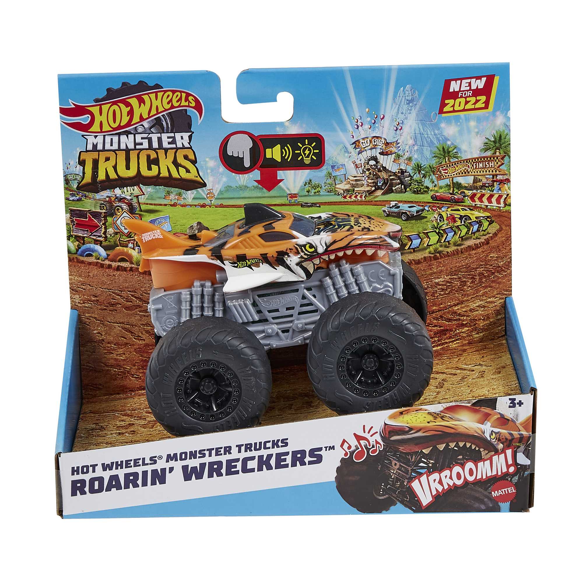 Hot Wheels Monster Trucks Roarin' Wreckers Tiger Shark - Image 6