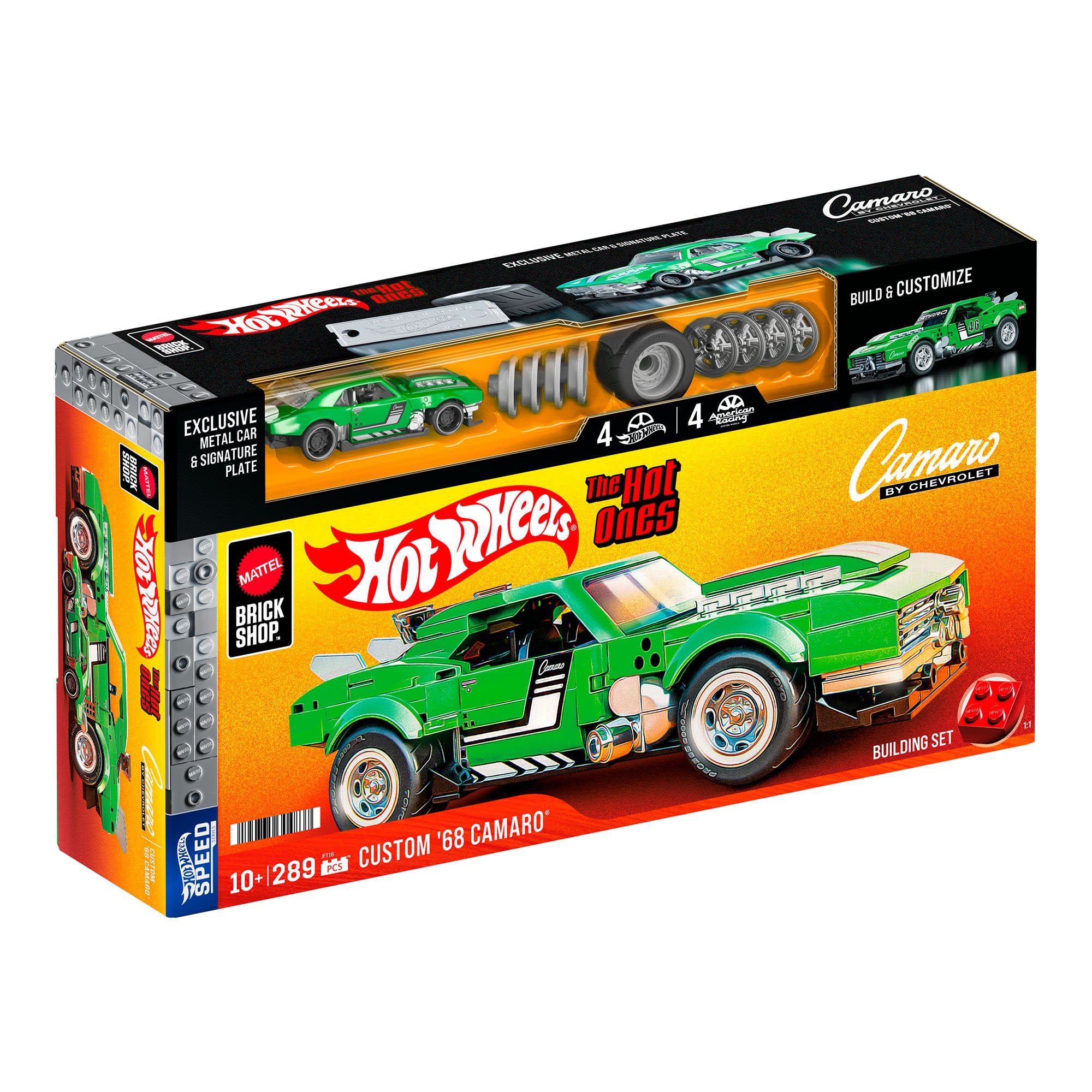 Mattel Brick Shop Hot Wheels Custom '68 Camaro Building Set - Image 8