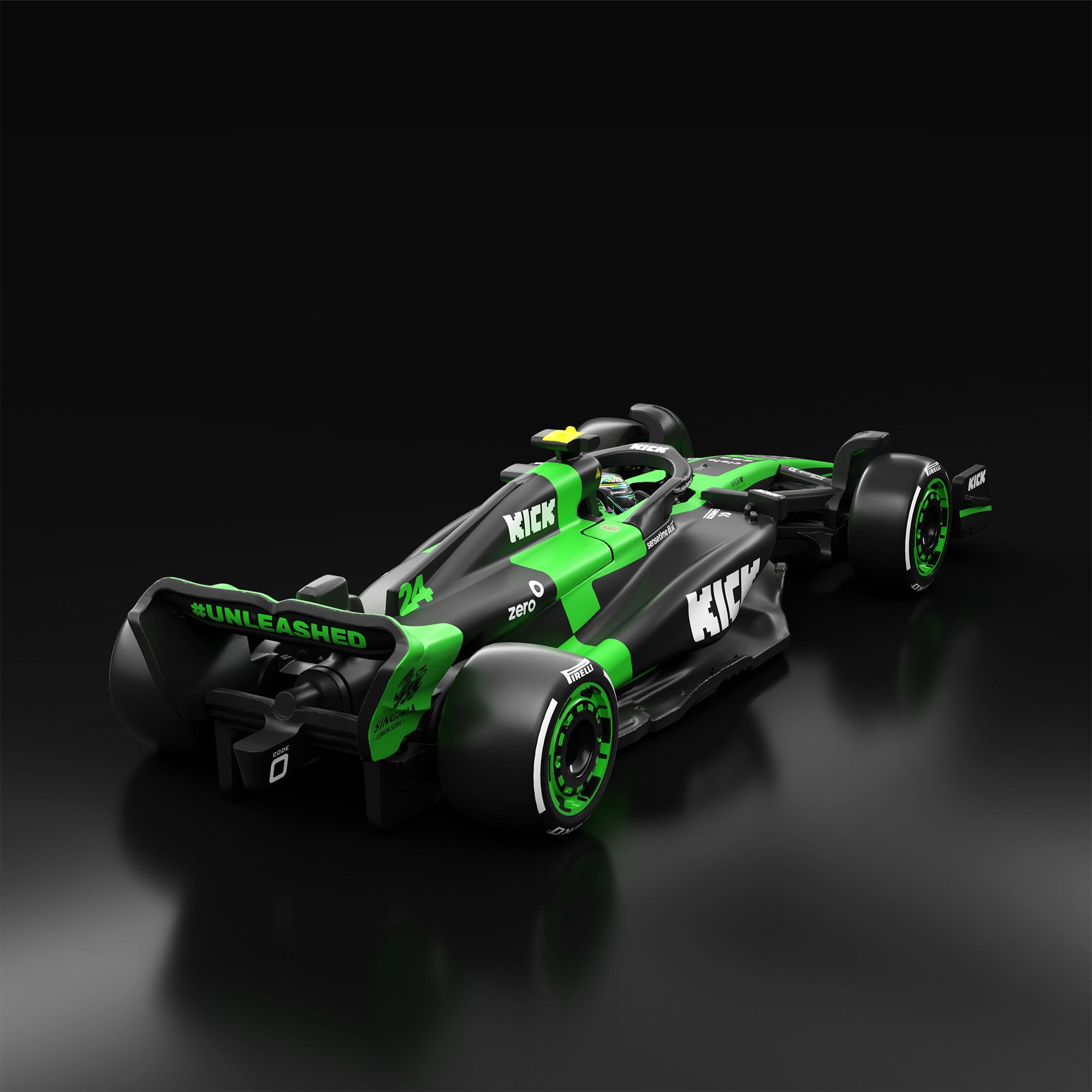 Hot Wheels F1 Series: 2024 Stake F1 Team KICK Sauber C44 Car #24 - Image 3