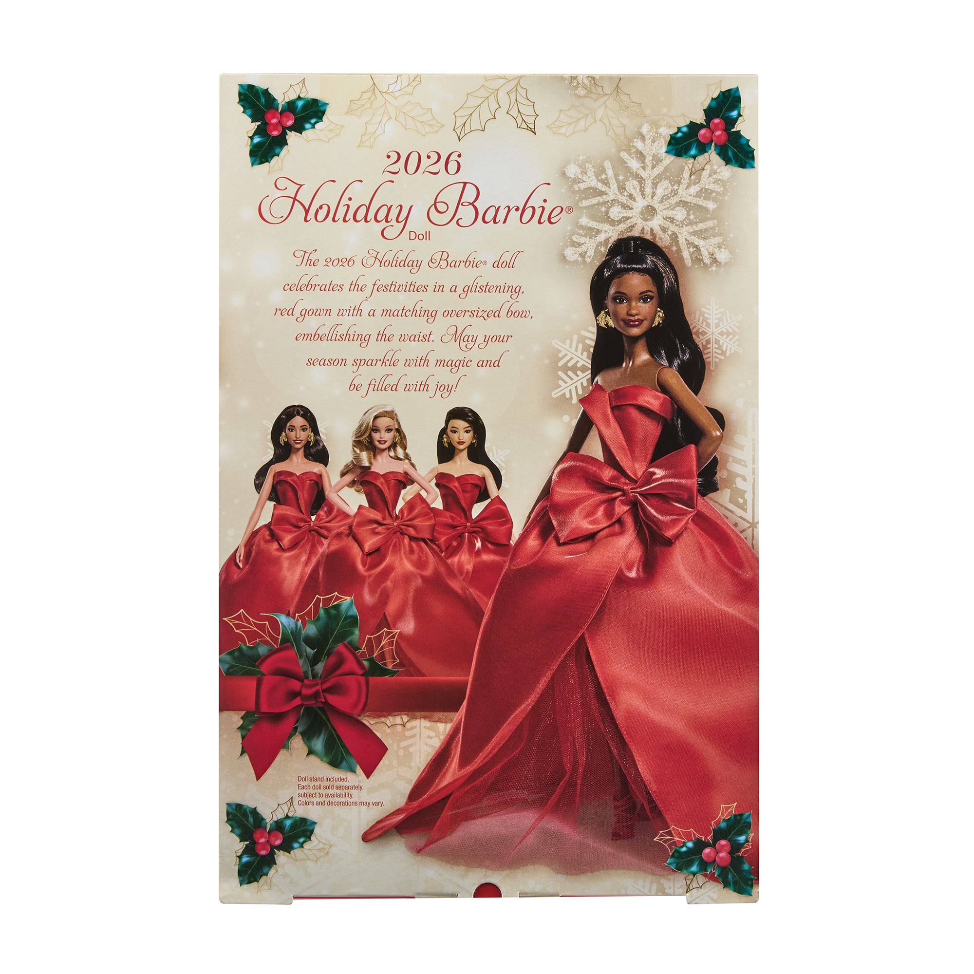 Barbie Signature 2026 Holiday Barbie Doll with Black Hair - Image 8