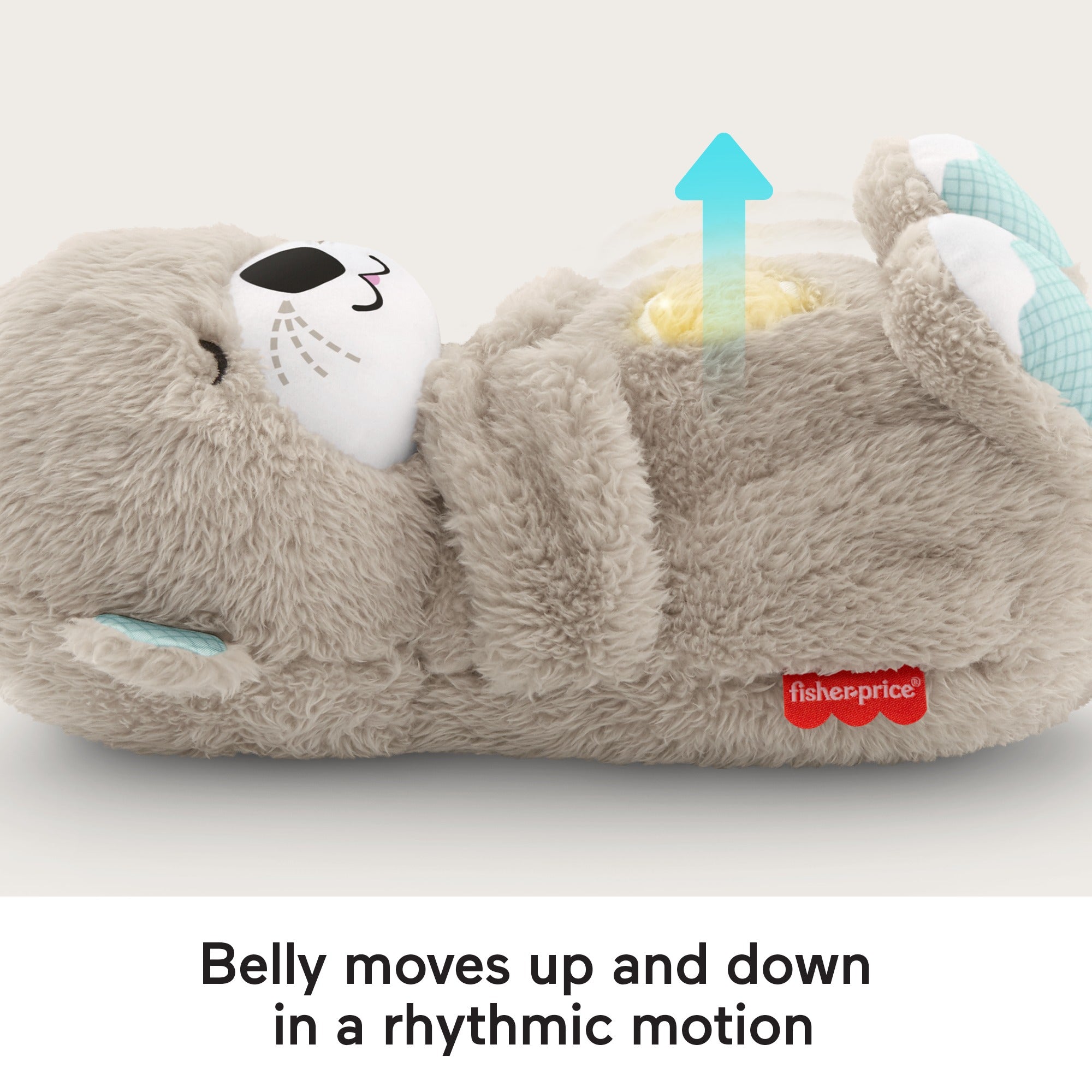 Fisher-Price Soothe 'n Snuggle Otter. Plush Baby Toy. Sound Machine With Breathing Motion - Image 3