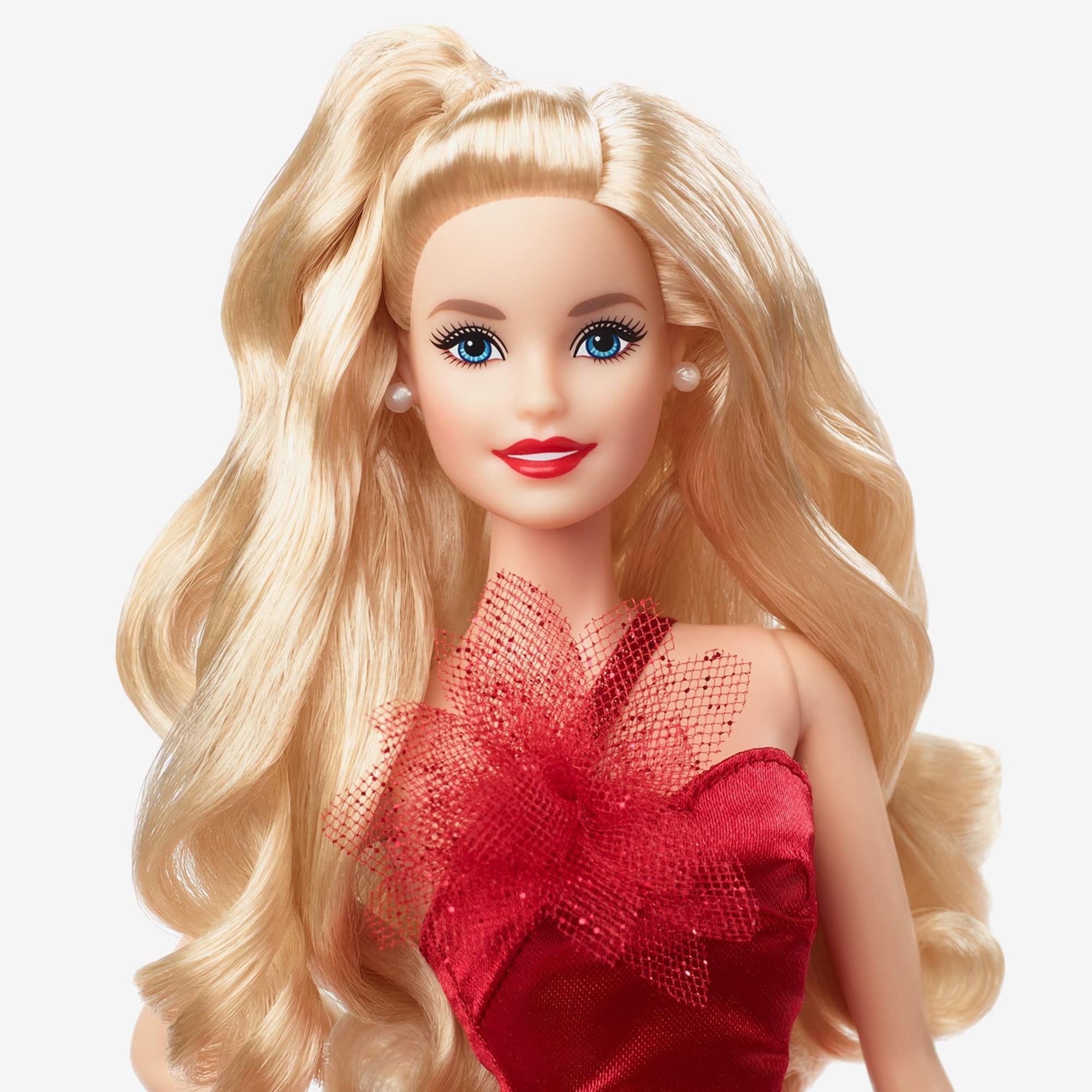2022 Holiday Barbie Doll. Blonde Hair - Image 3