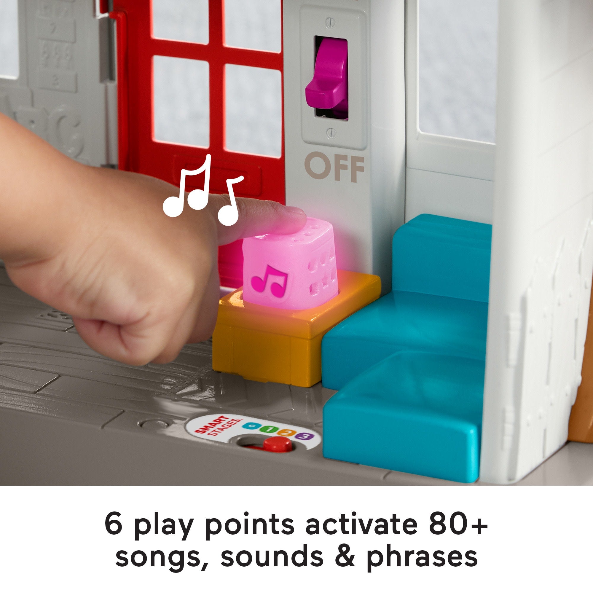 Fisher-Price Little People Friends Together Play House Toddler Learning Playset. 10 Pieces - Image 3