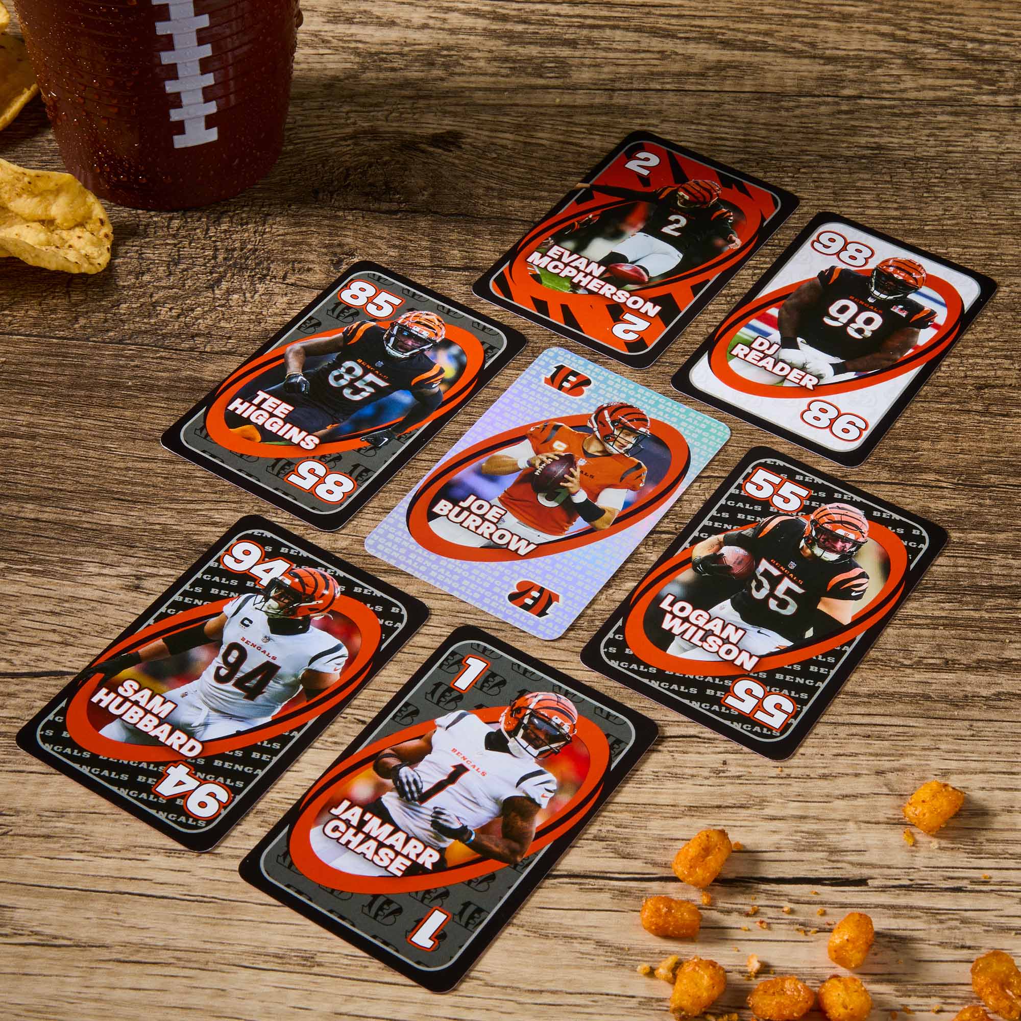UNO Fandom NFL Cincinnati Bengals Game Deck - Image 6