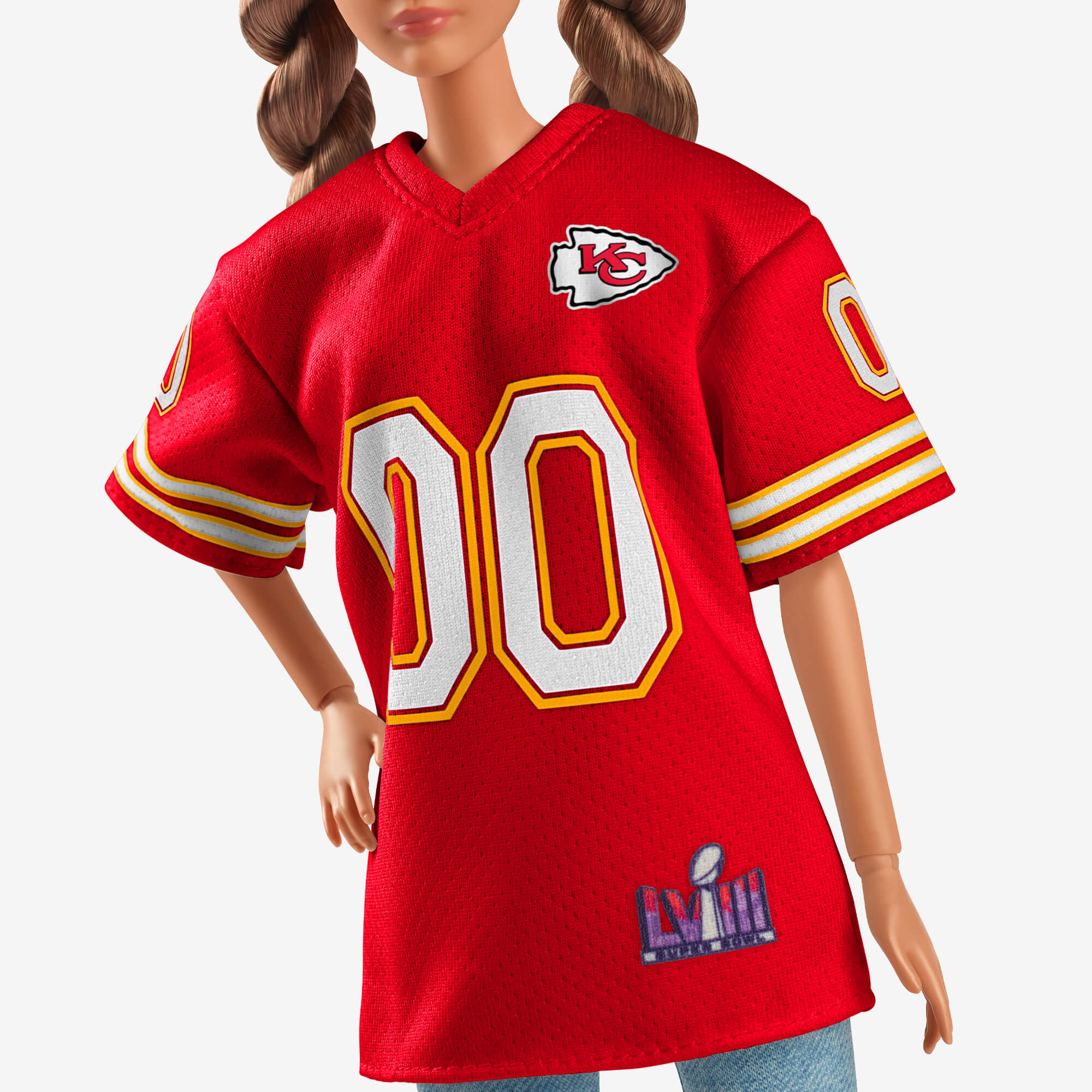 Barbie NFL Super Bowl LVIII Champion Doll Kansas City Chiefs - Image 5
