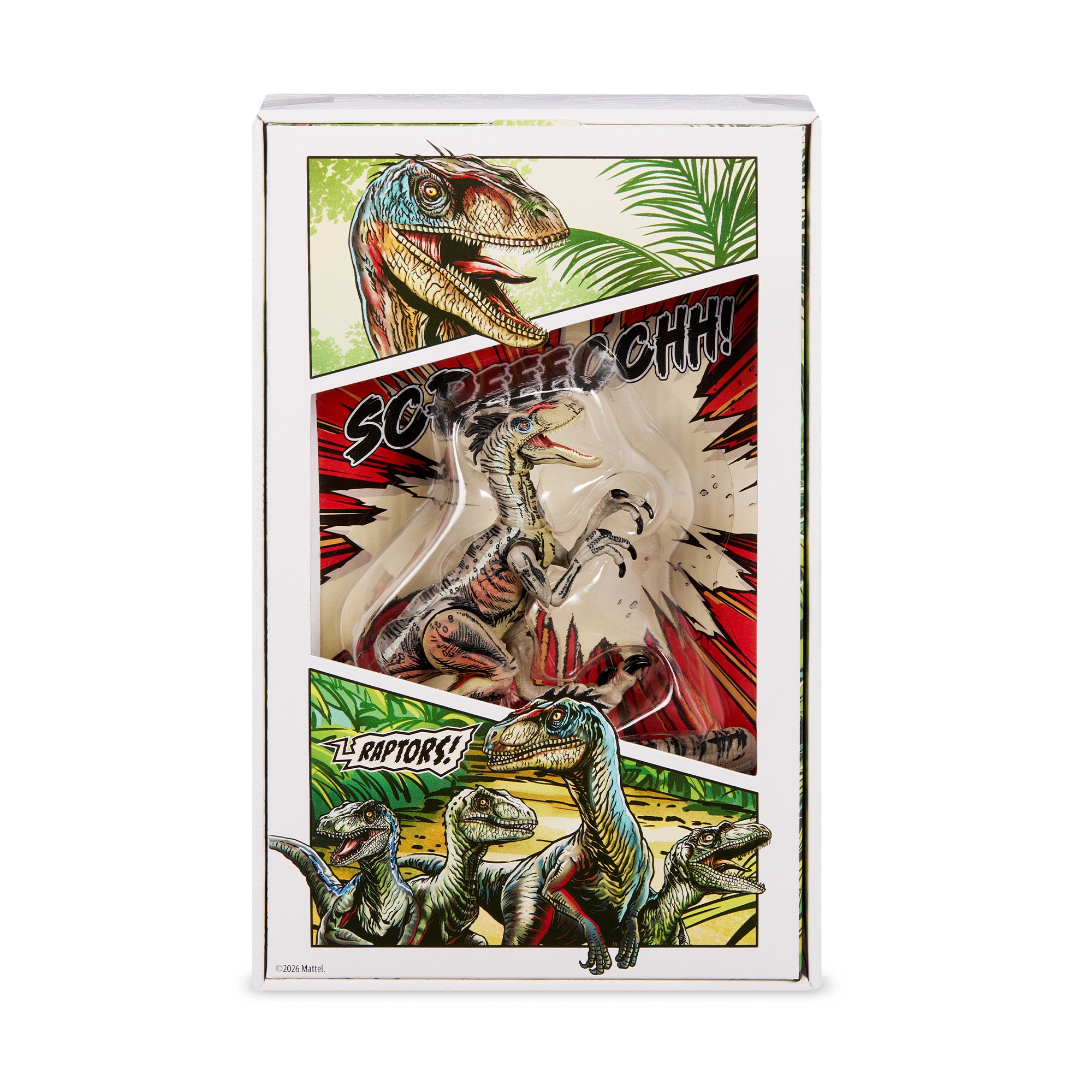 Jurassic World Hammond Collection 25th Anniversary Comic-Style Velociraptor - Image 5