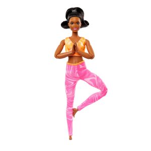Barbie  Ultra Flexible  Poupée  Brunette. Haut Sport et Pantalon