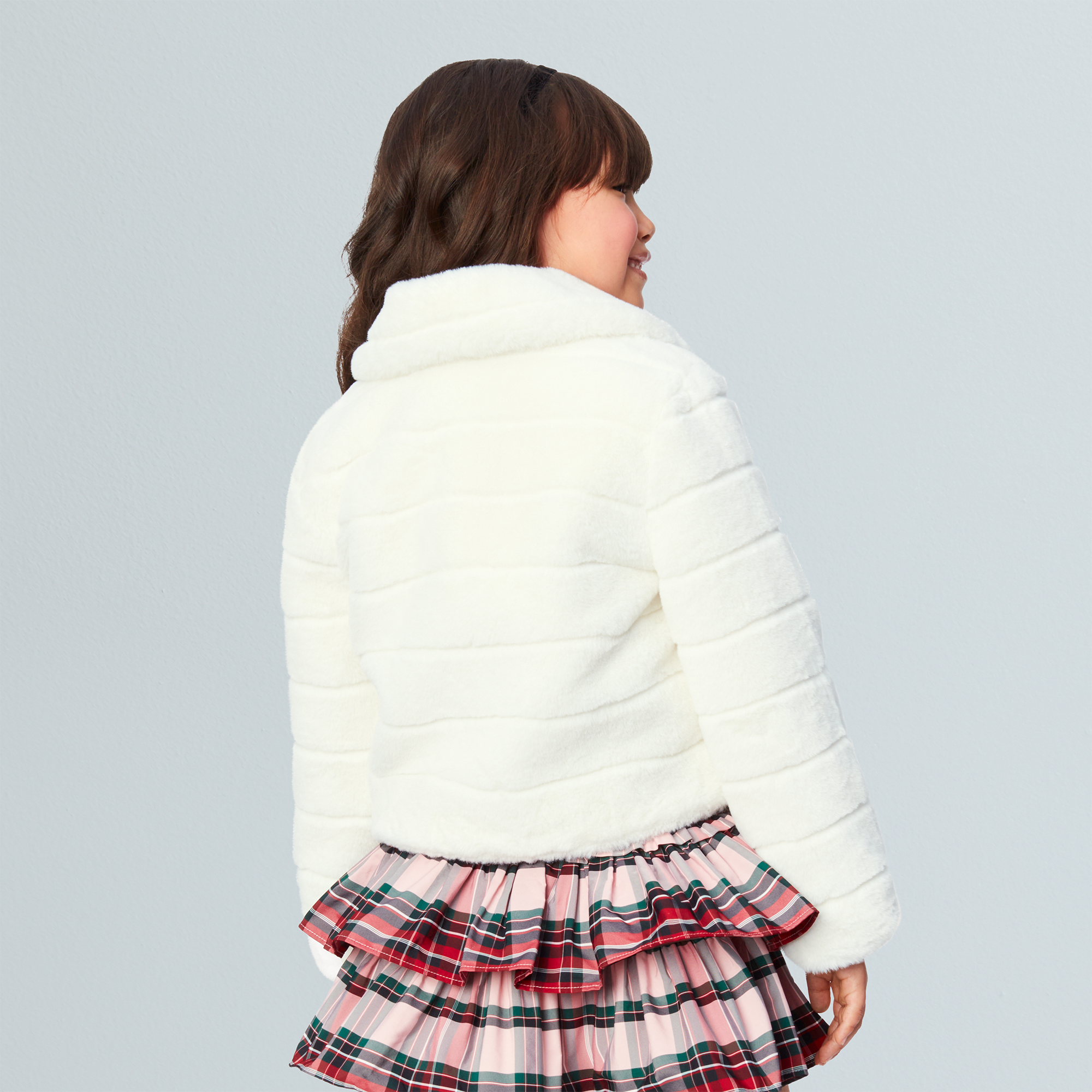 American Girl® x Janie and Jack Winter-White Jacket for Girls - Image 6